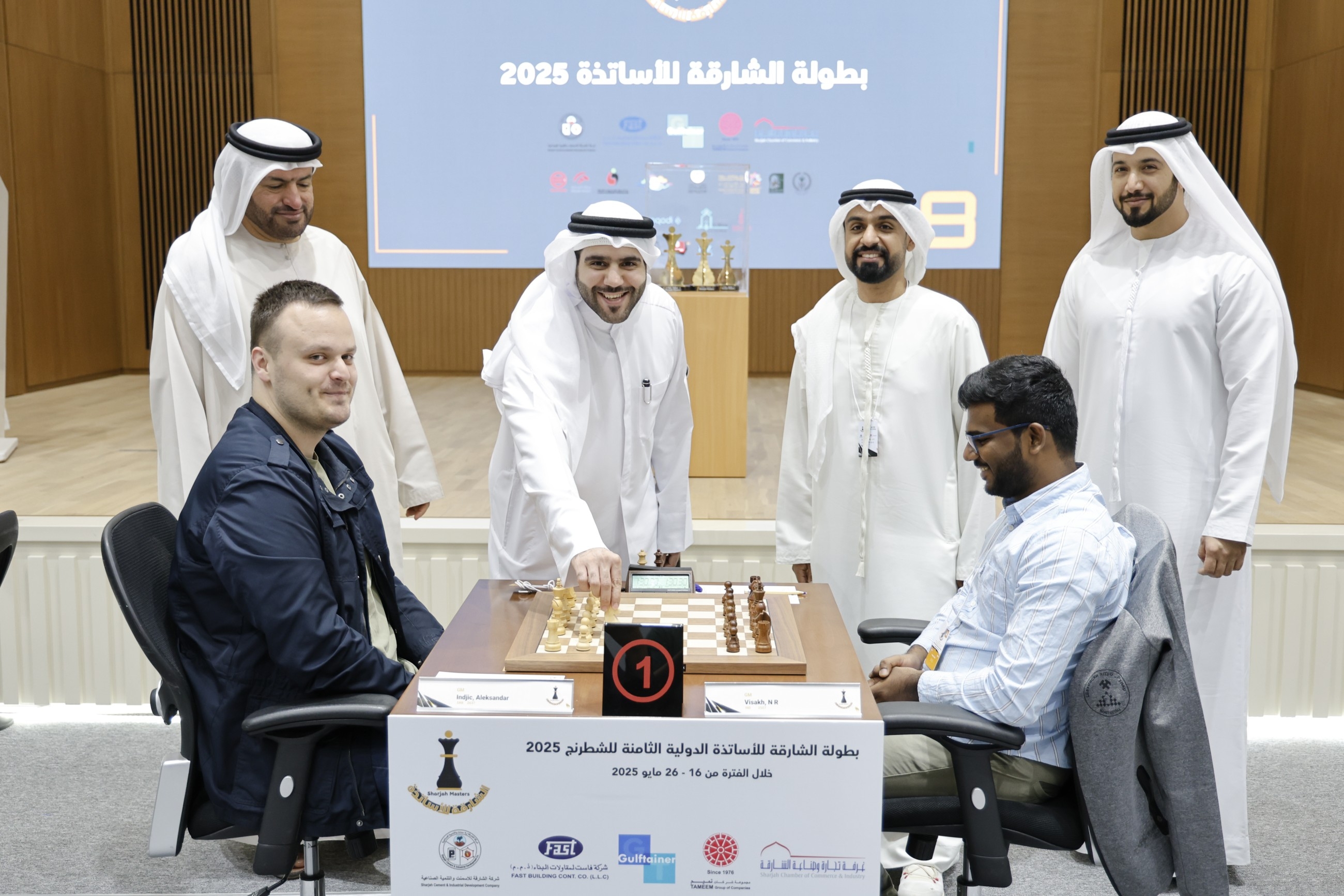 Mamedov becomes Kazakhstan's youngest GM, nine share lead at Sharjah Masters