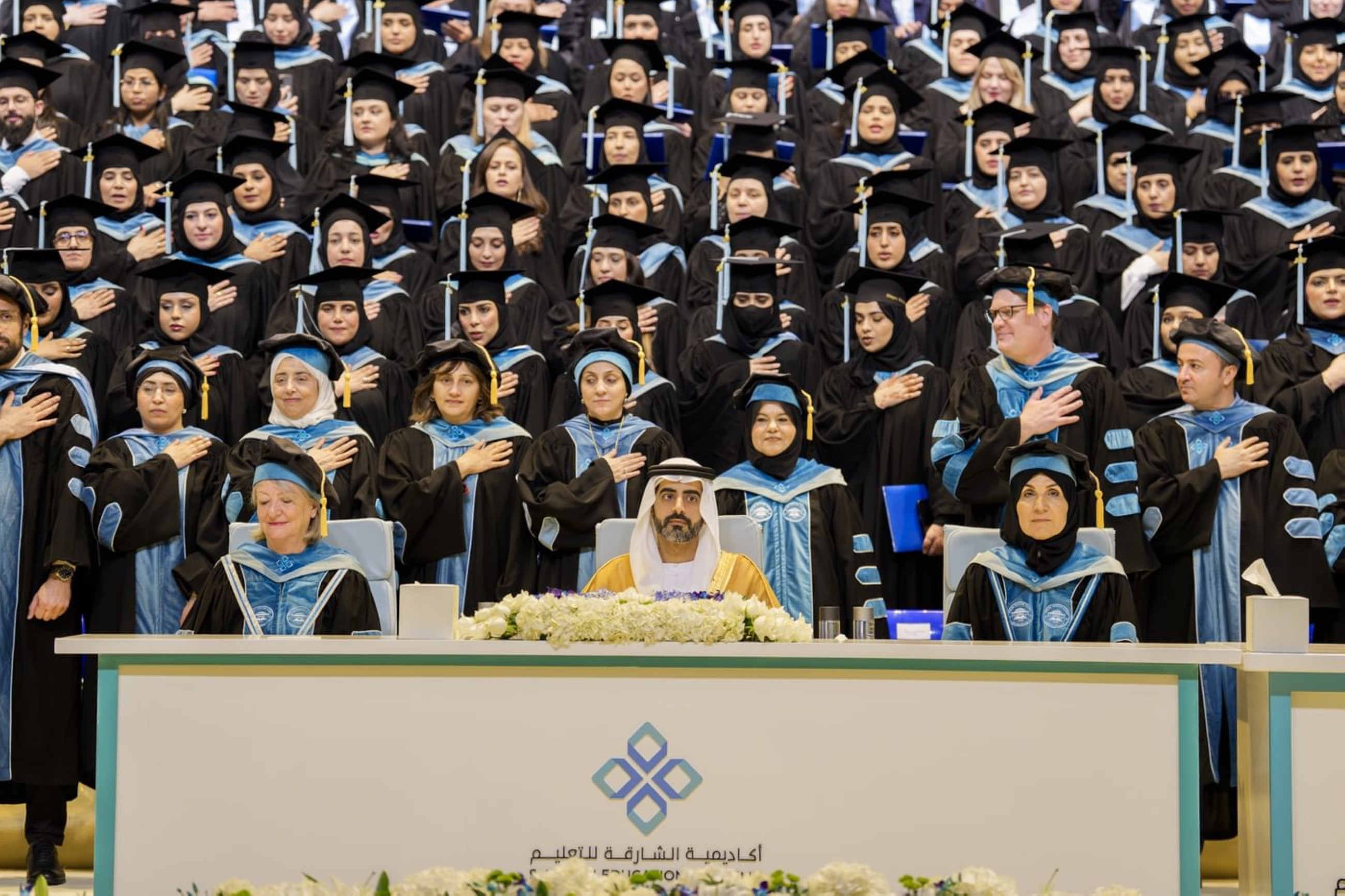 Salem Al Qasimi attends SEA's graduation ceremony