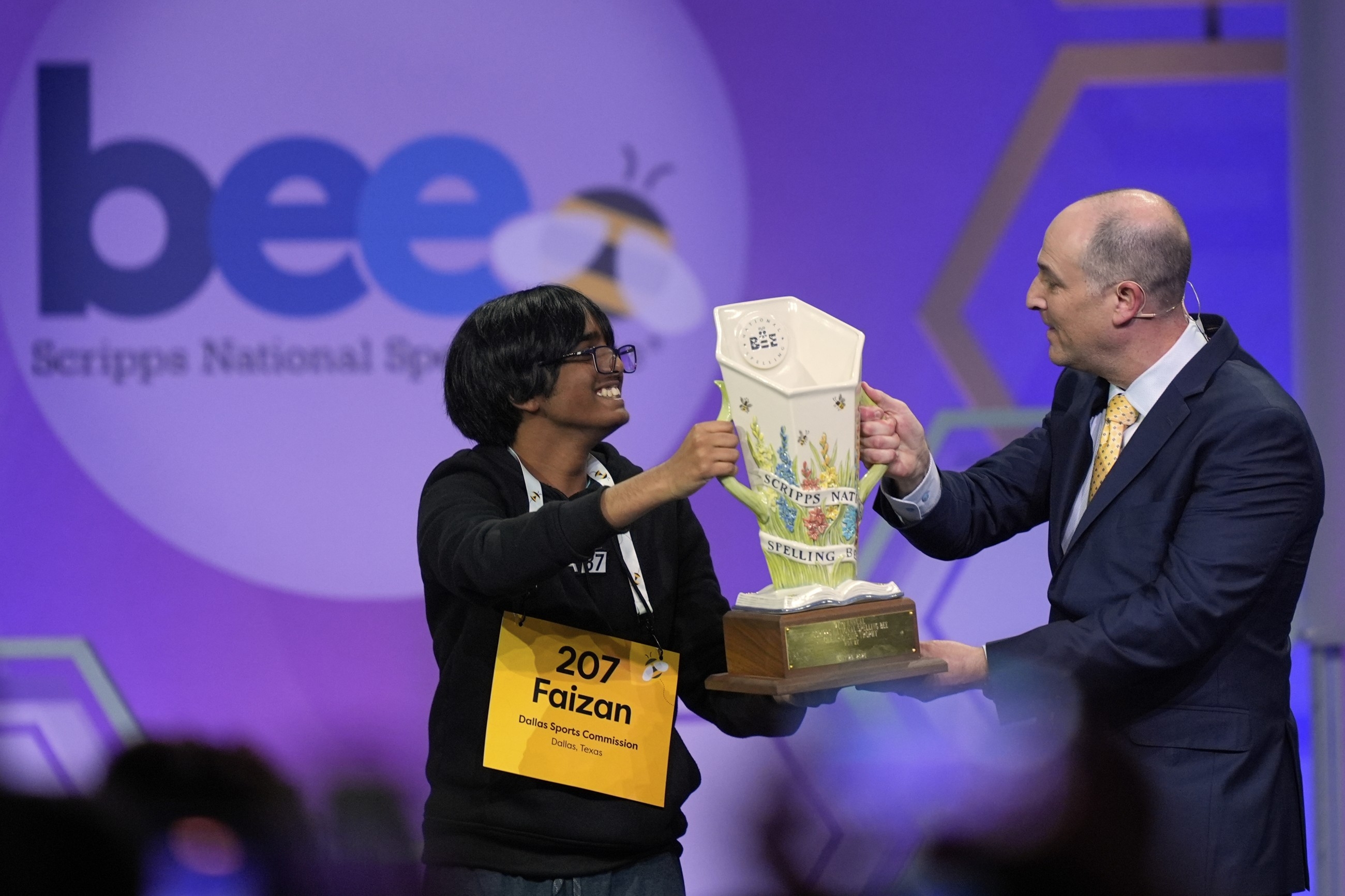 Indian-American teenager Faizan Zaki wins US National Spelling Bee contest
