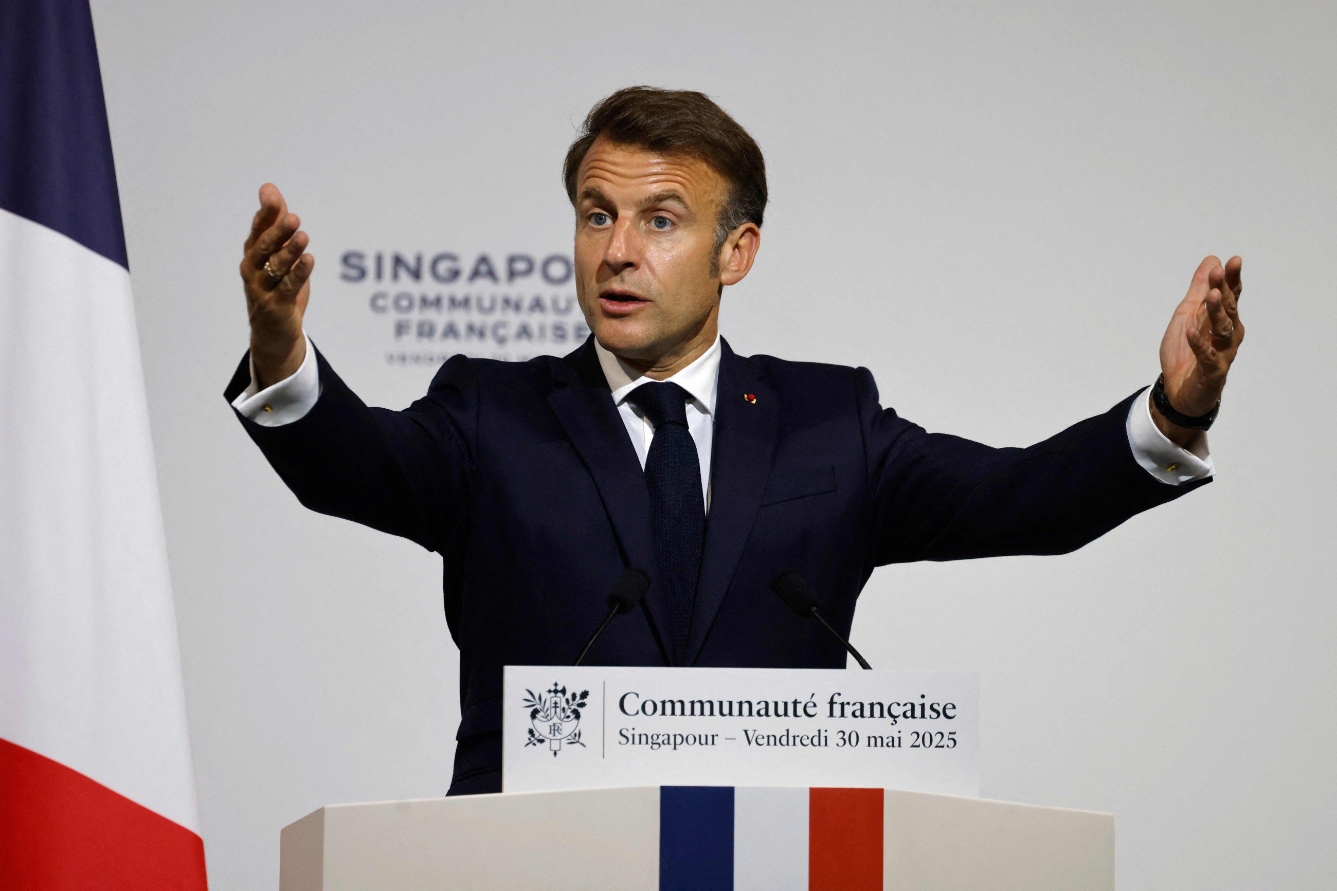 French President Macron says abandoning Gaza 'will kill' West's credibility