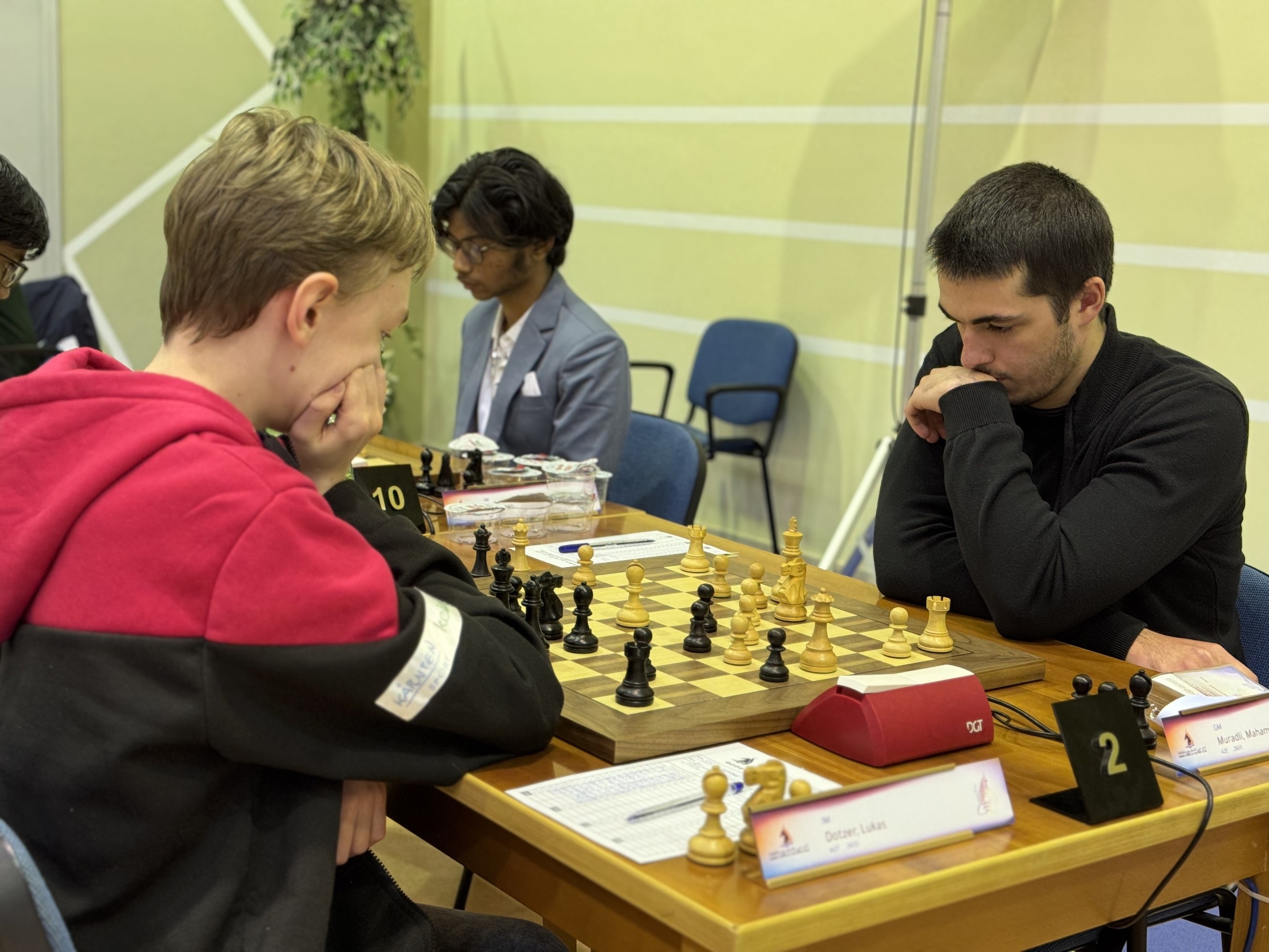 Grandmasters Muradli, Grebnev share lead at Dubai Open Chess Tournament