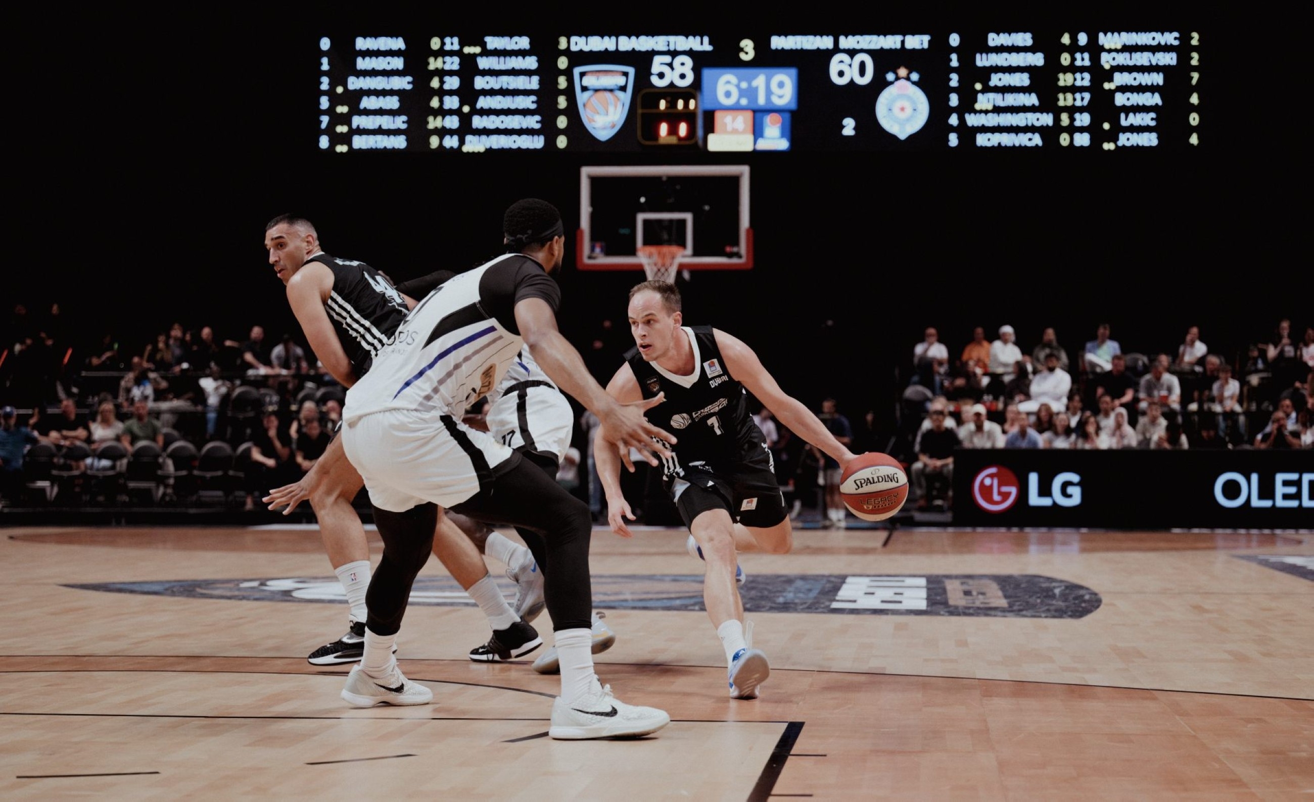 Dubai Basketball keep title dreams alive with thrilling win over Partizan