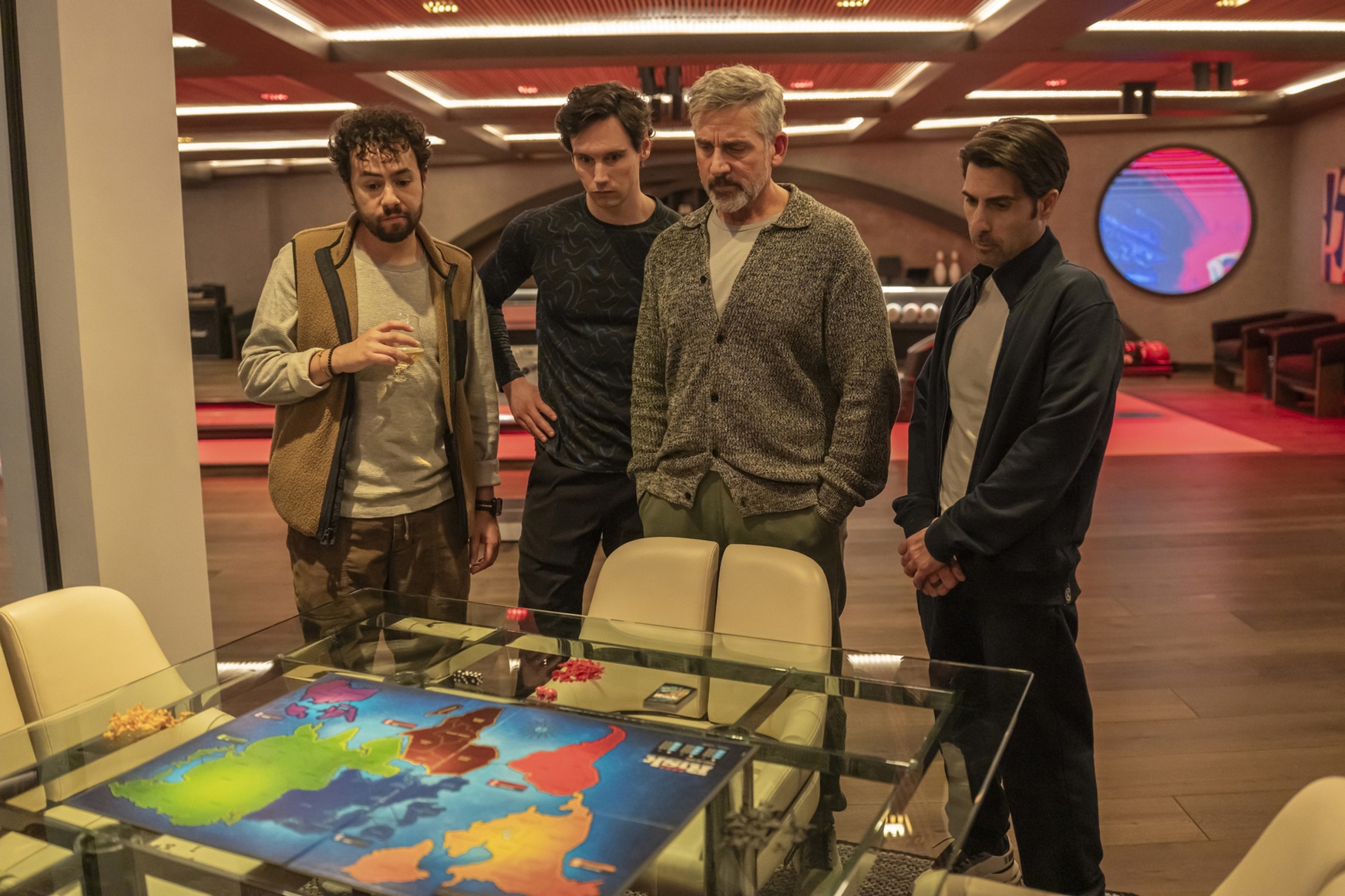 In ‘Mountainhead,' billionaire tech bros watch world burn