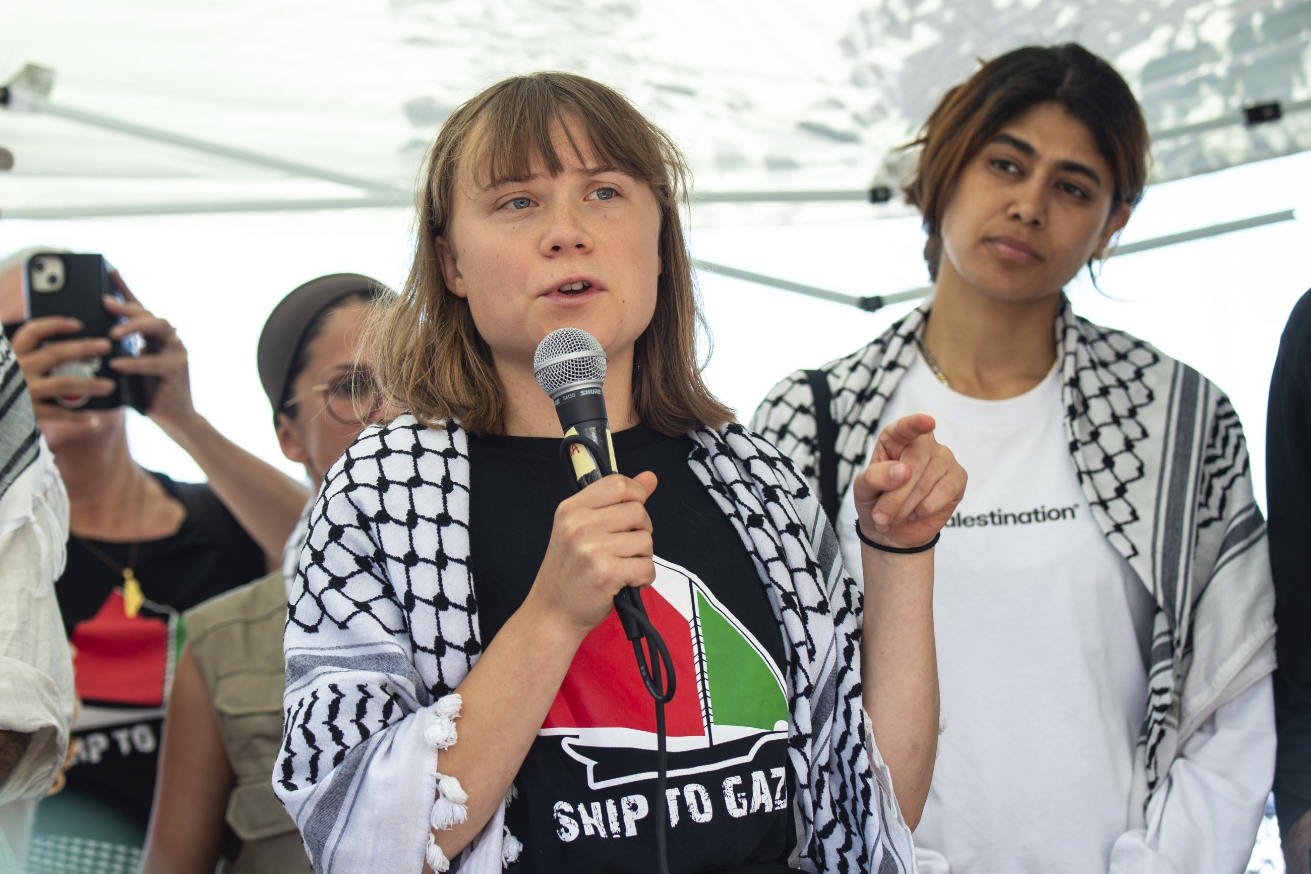 Climate activist Greta joins aid ship sailing to Gaza aimed at breaking Israel's blockade