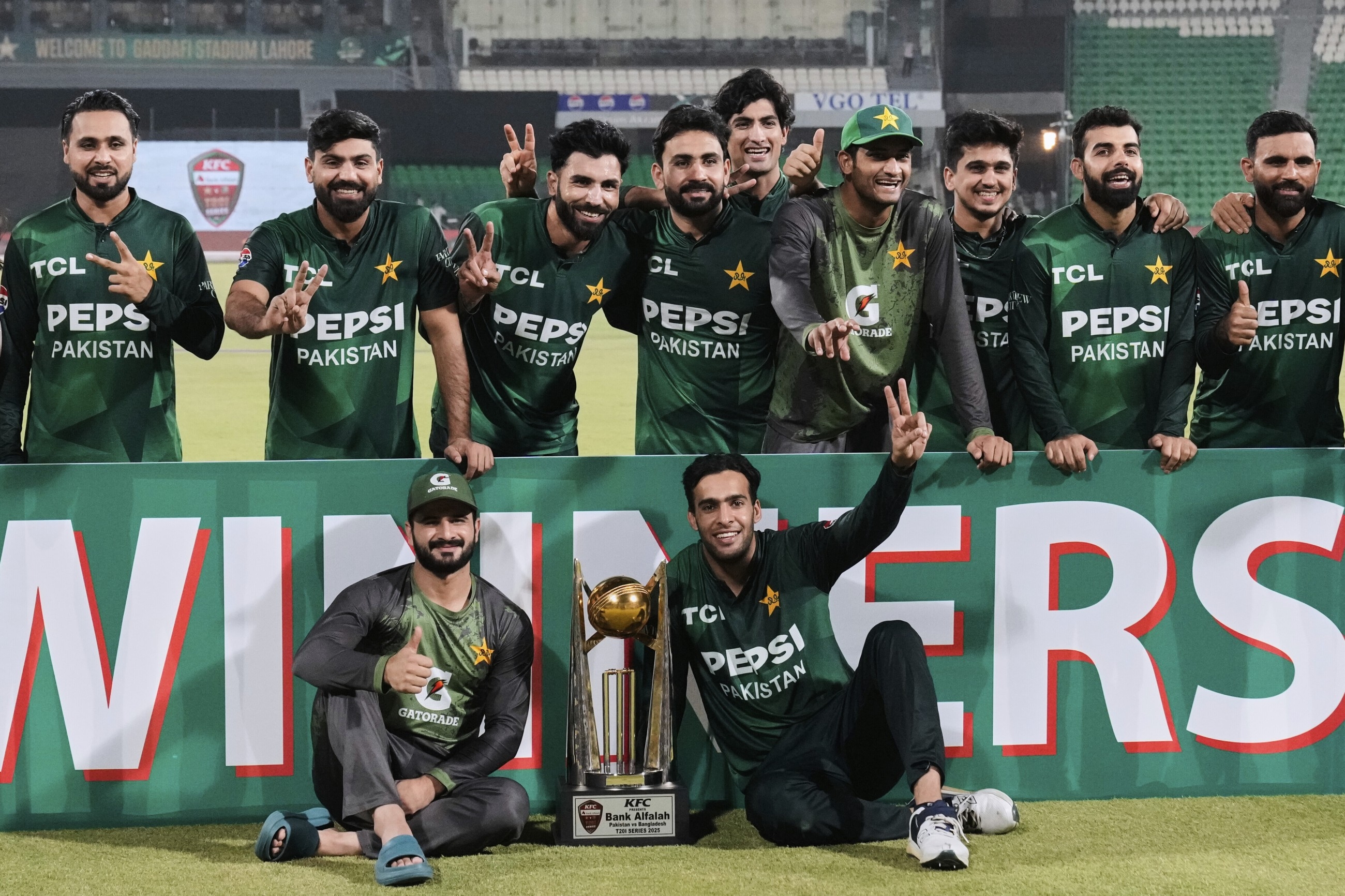 Haris hits maiden hundred as Pakistan whitewash Bangladesh