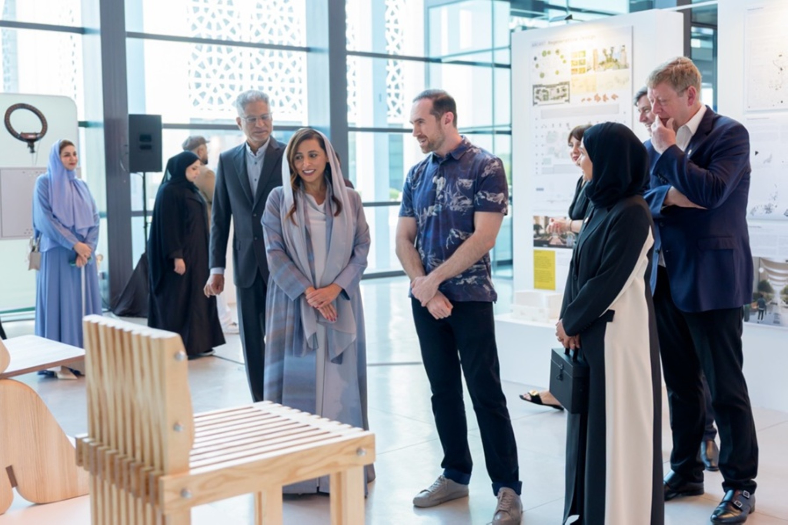Sheikha Bodour opens annual graduation exhibition of AUS