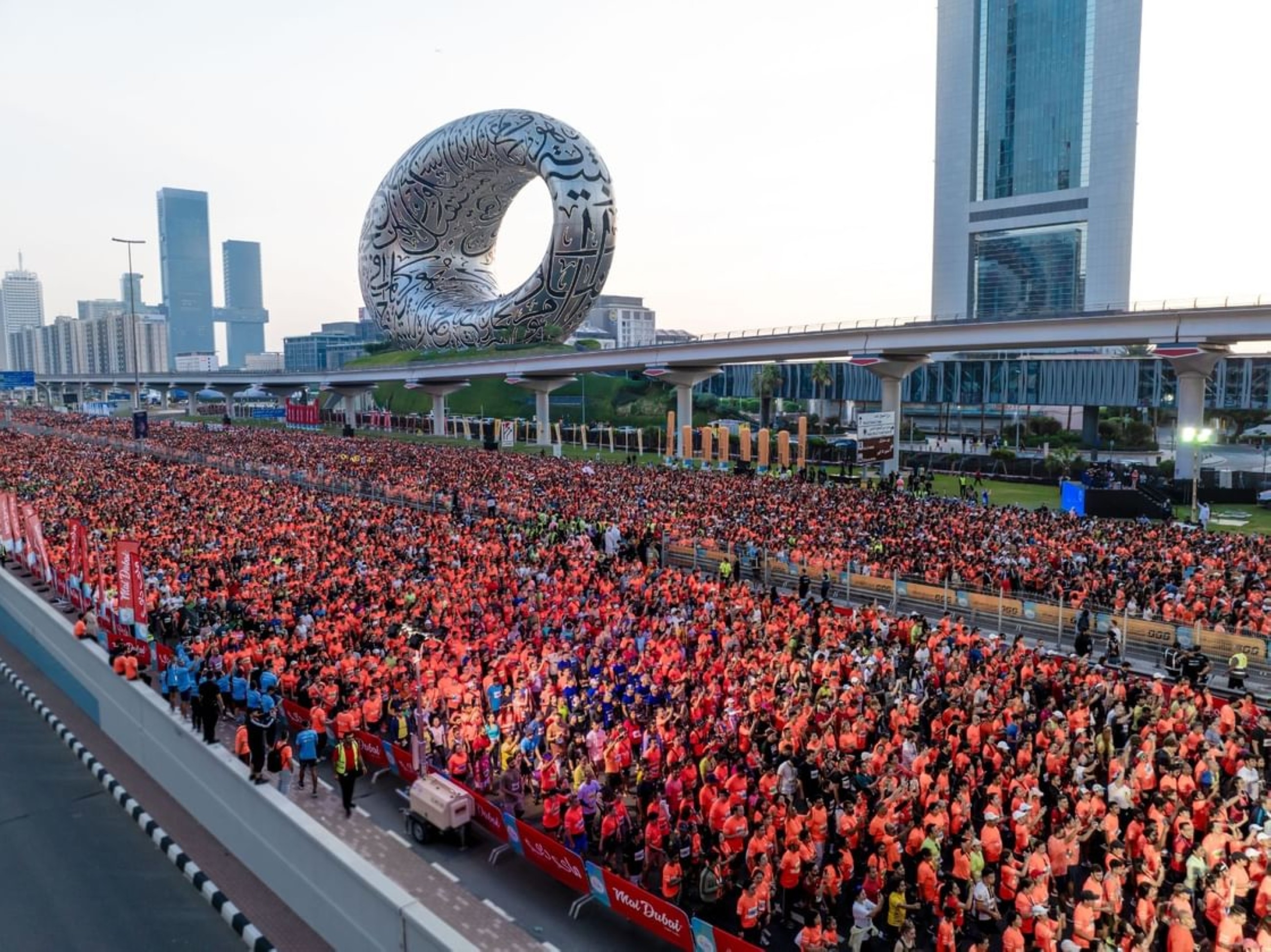 Dubai Fitness Challenge in November, sunset yoga session to end event