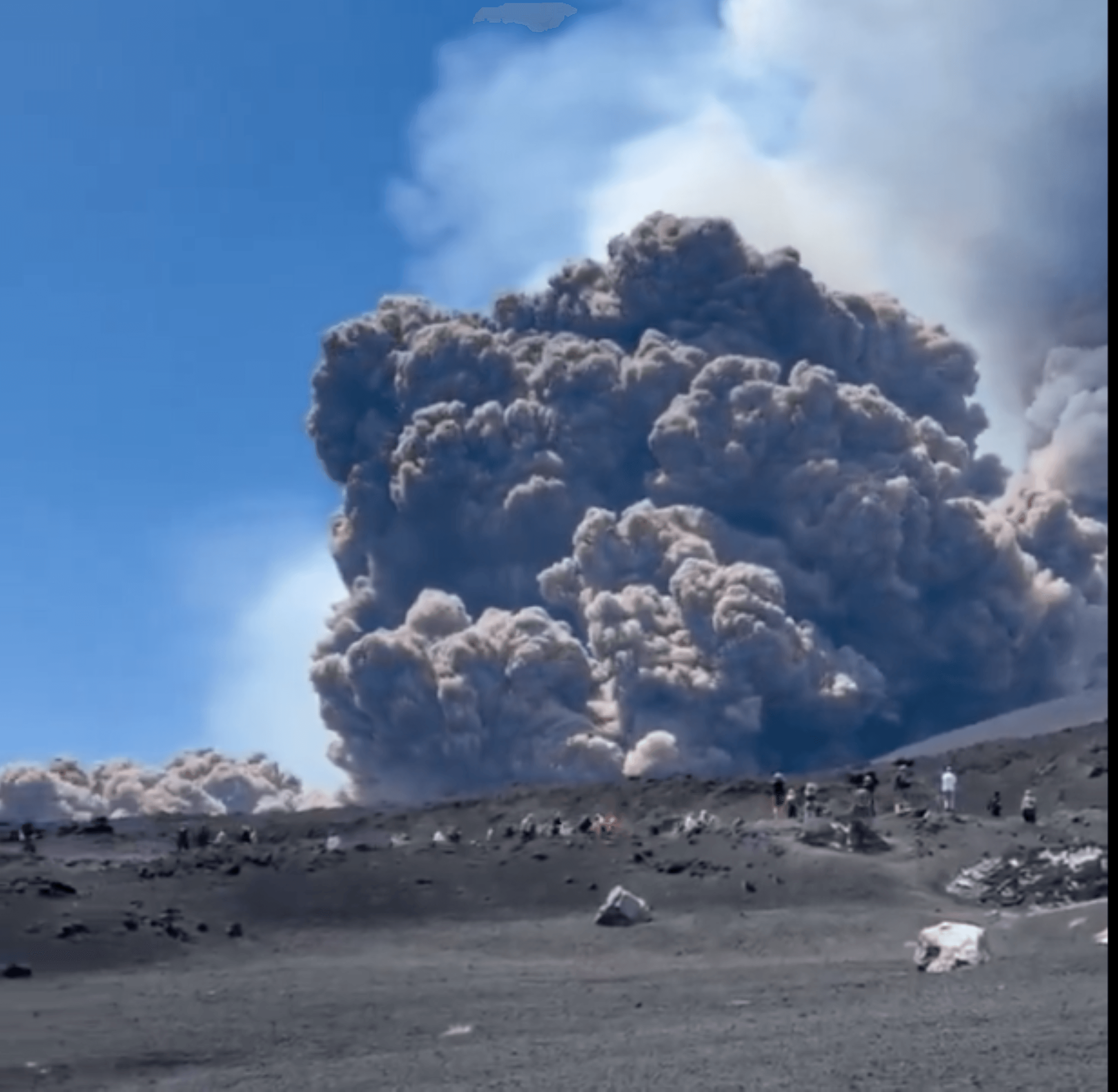 Italy's Mount Etna volcano erupts, sending tourists into panic