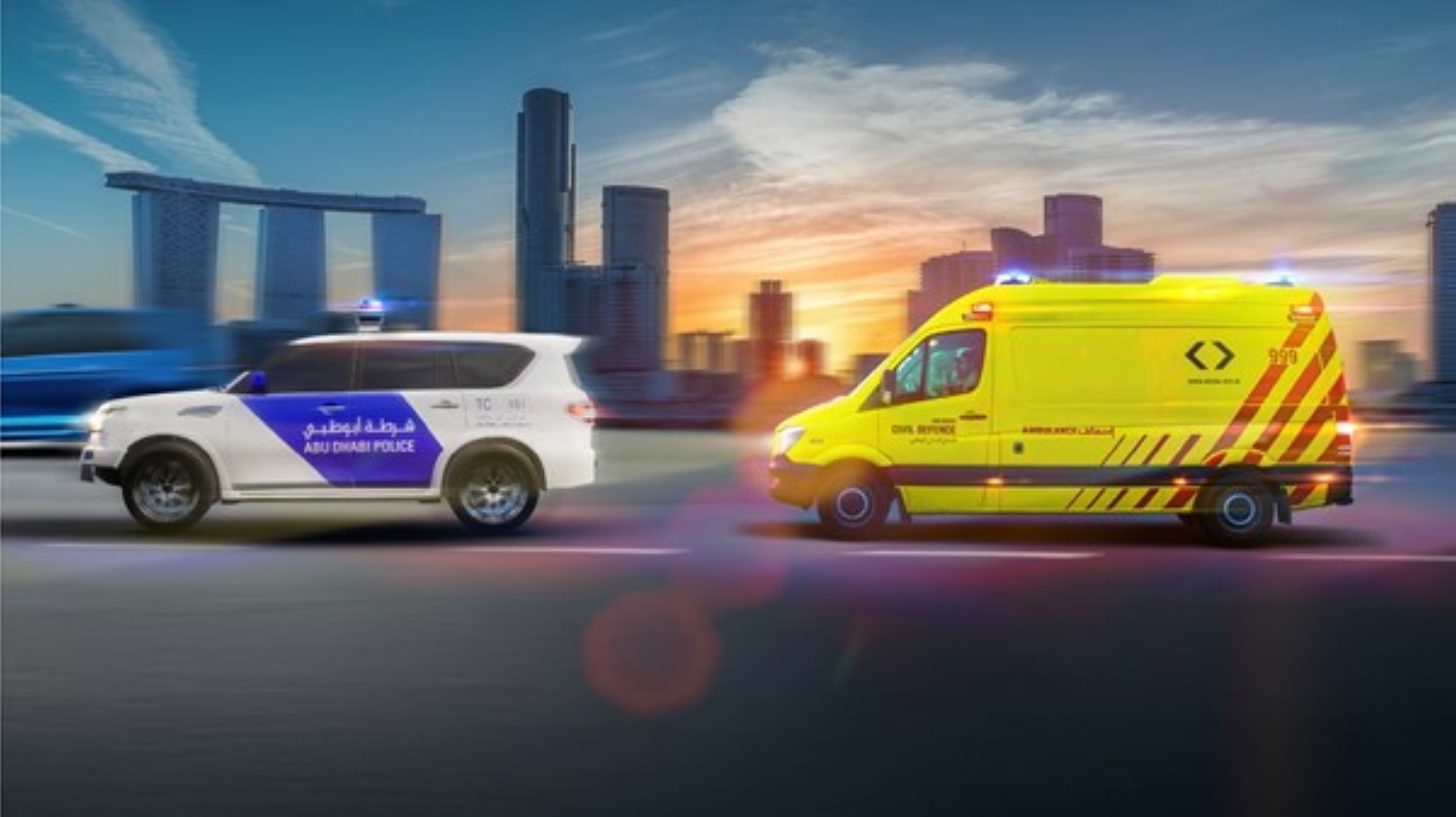 Failure to give way to emergency vehicles to lead to Dhs6,000 fine, 6 black points: AD Police