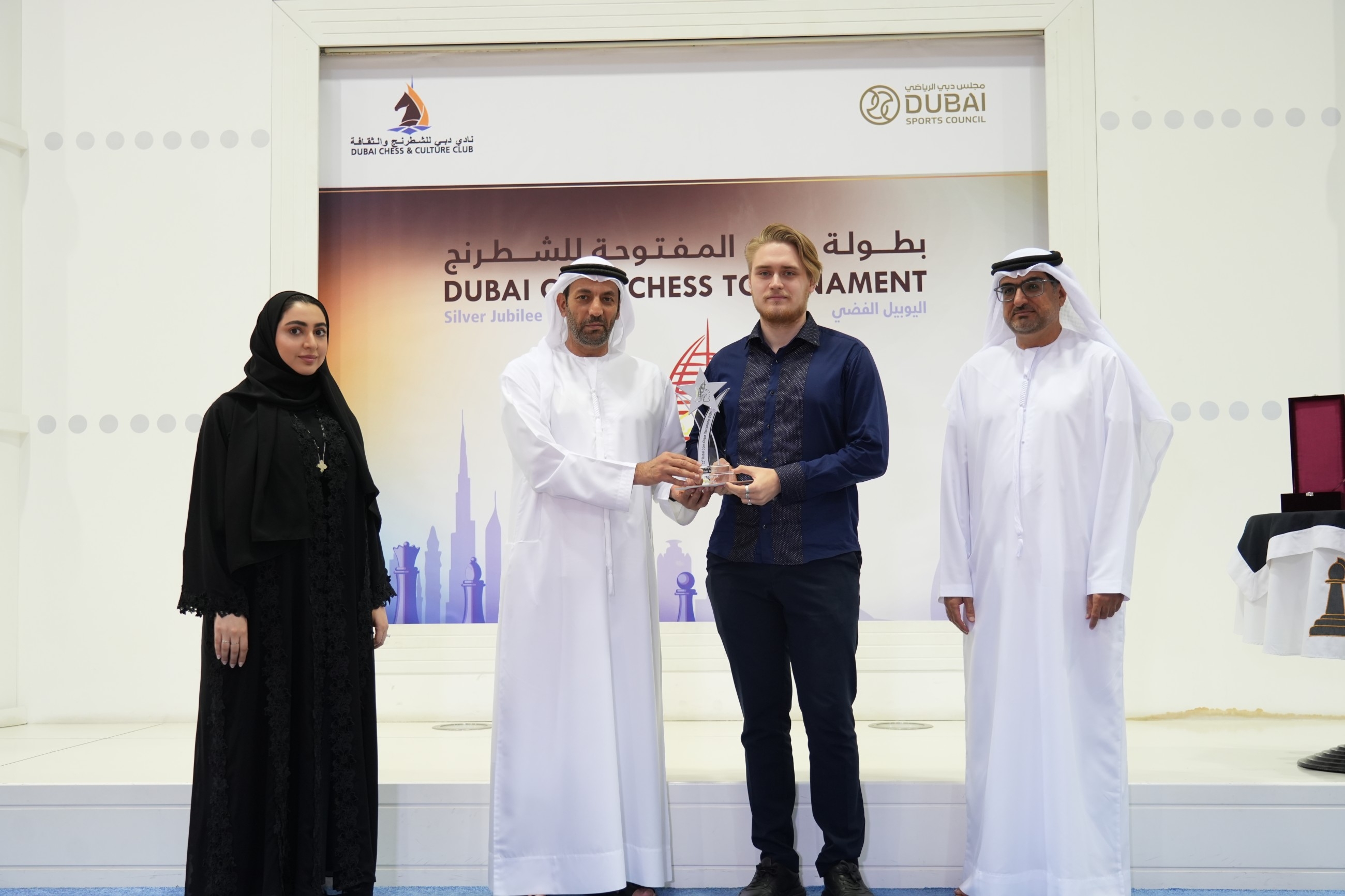 Grebnev wins 25th Dubai Open Chess title