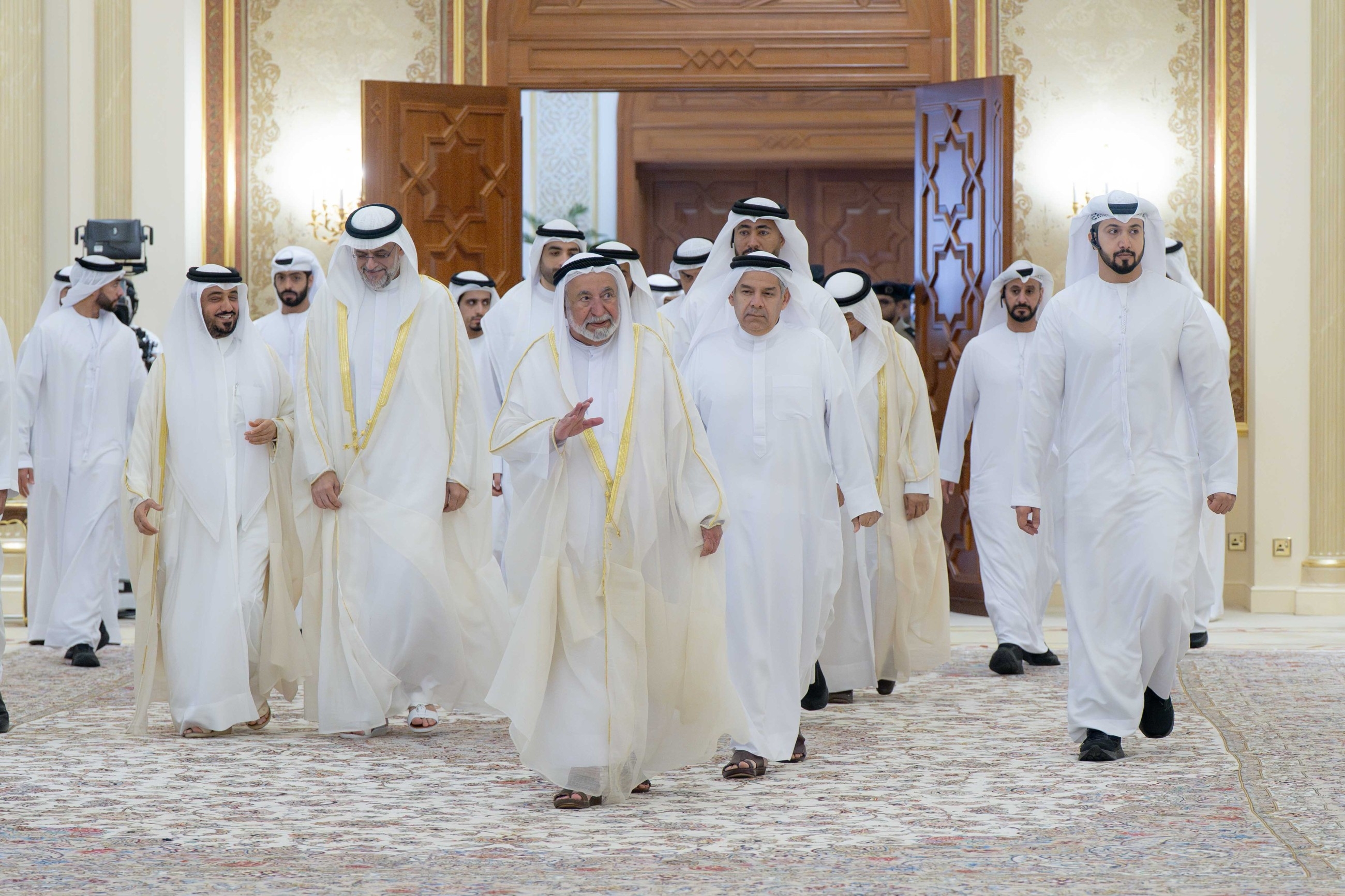 Sharjah Ruler receives Eid Al Adha well-wishers
