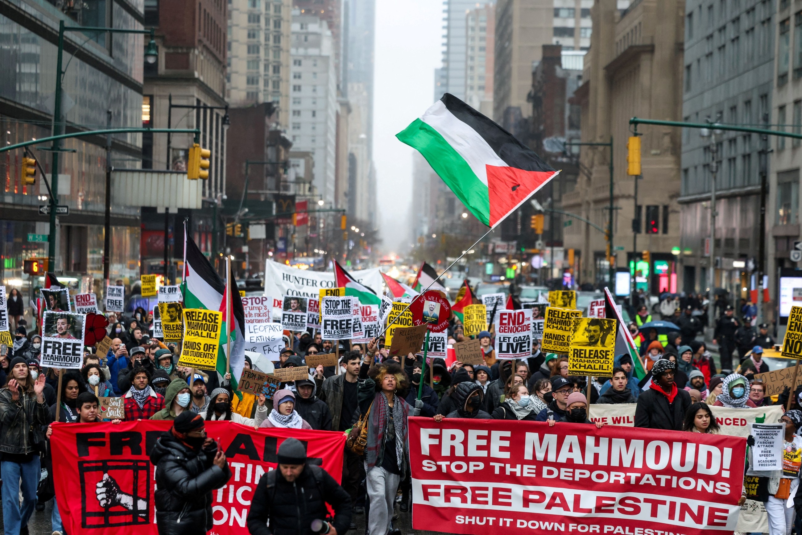 US judge rejects release of pro-Palestinian activist Khalil
