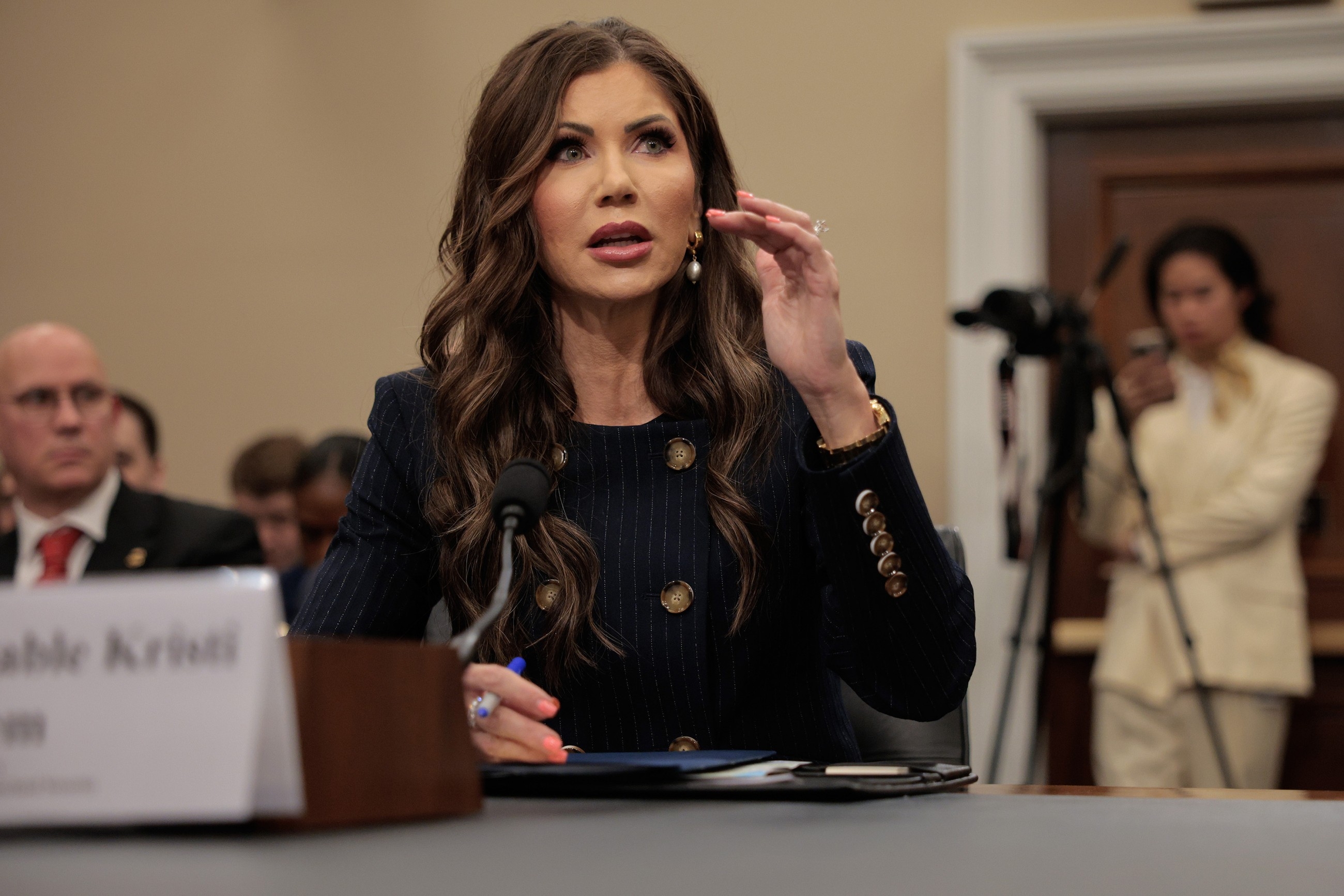 Padilla was right to challenge Noem's right-wing lunacy
