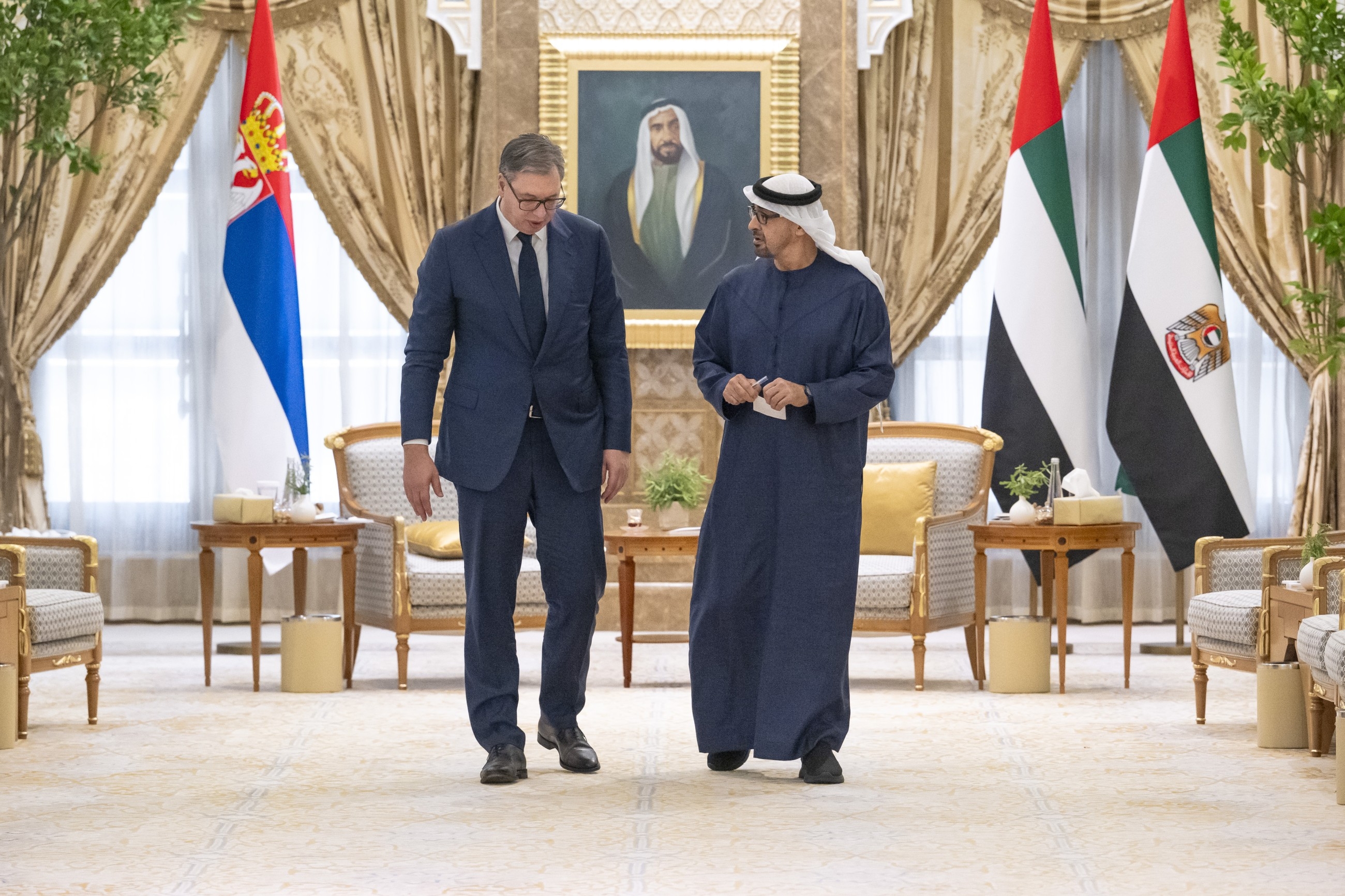 UAE, Serbian Presidents discuss strengthening bilateral ties