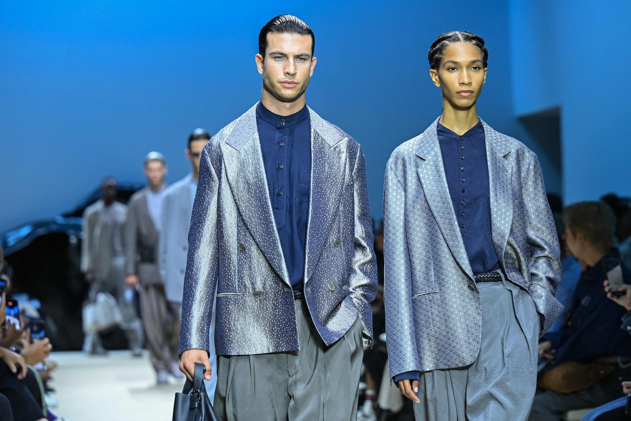 Giorgio Armani's designs shine at the Milan Fashion Week