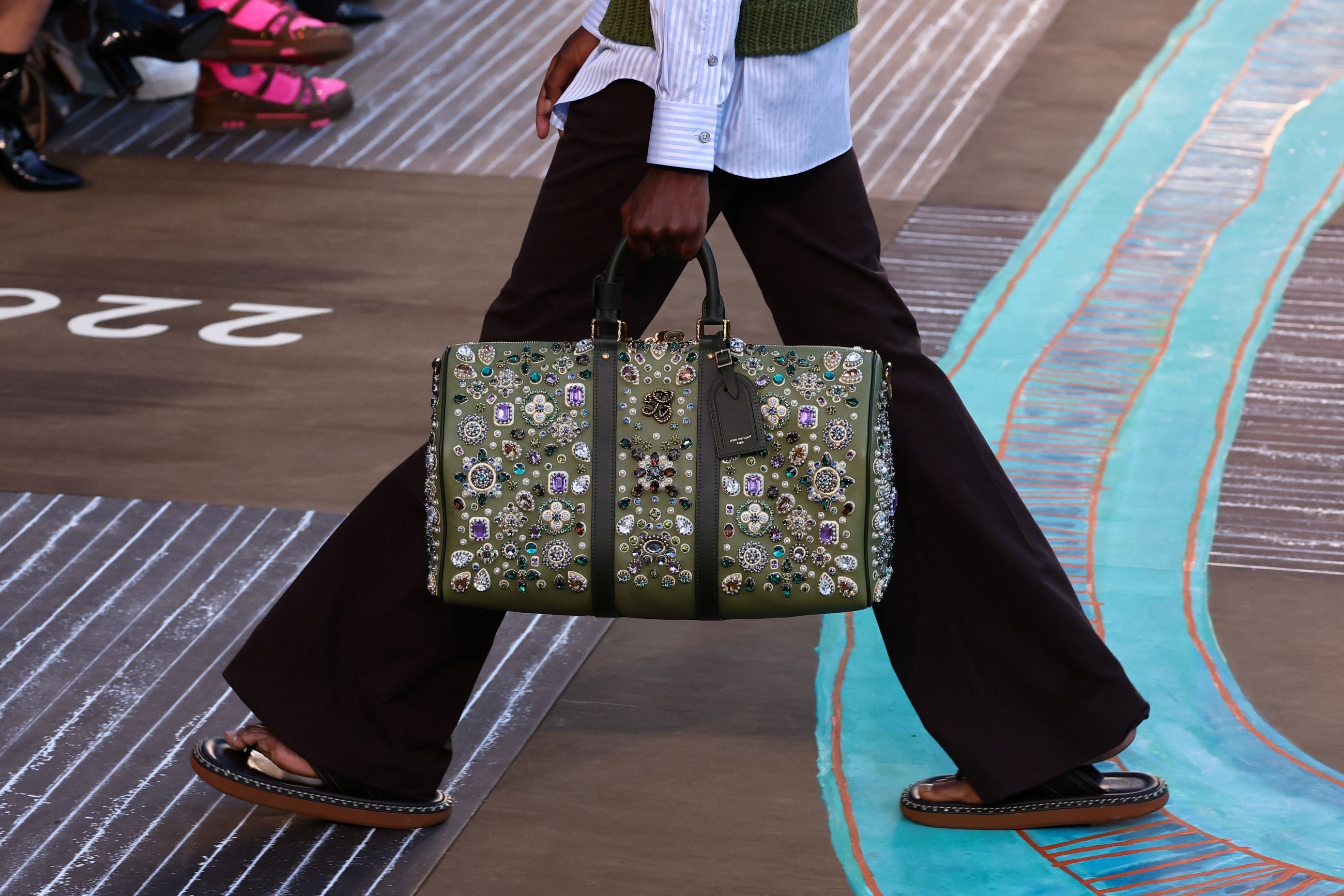 Pharrell Williams brings India and Beyoncé to Louis Vuitton's Pompidou runway