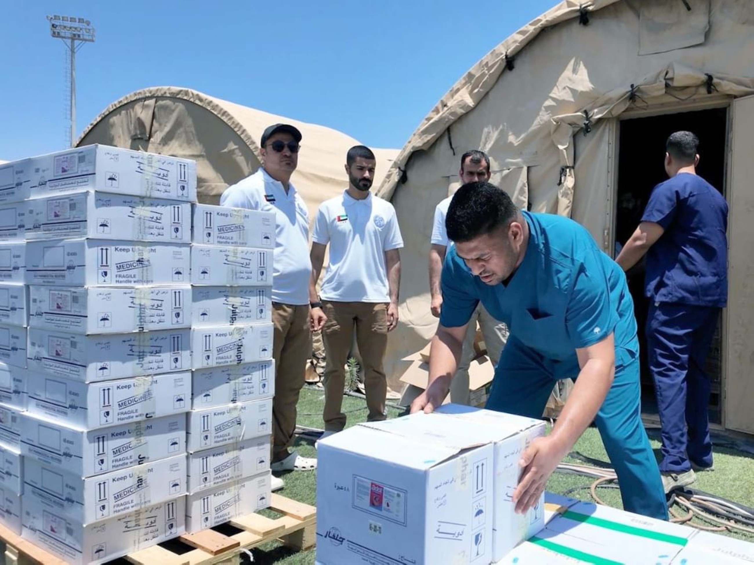 UAE delivers new medical aid to Gaza via WHO