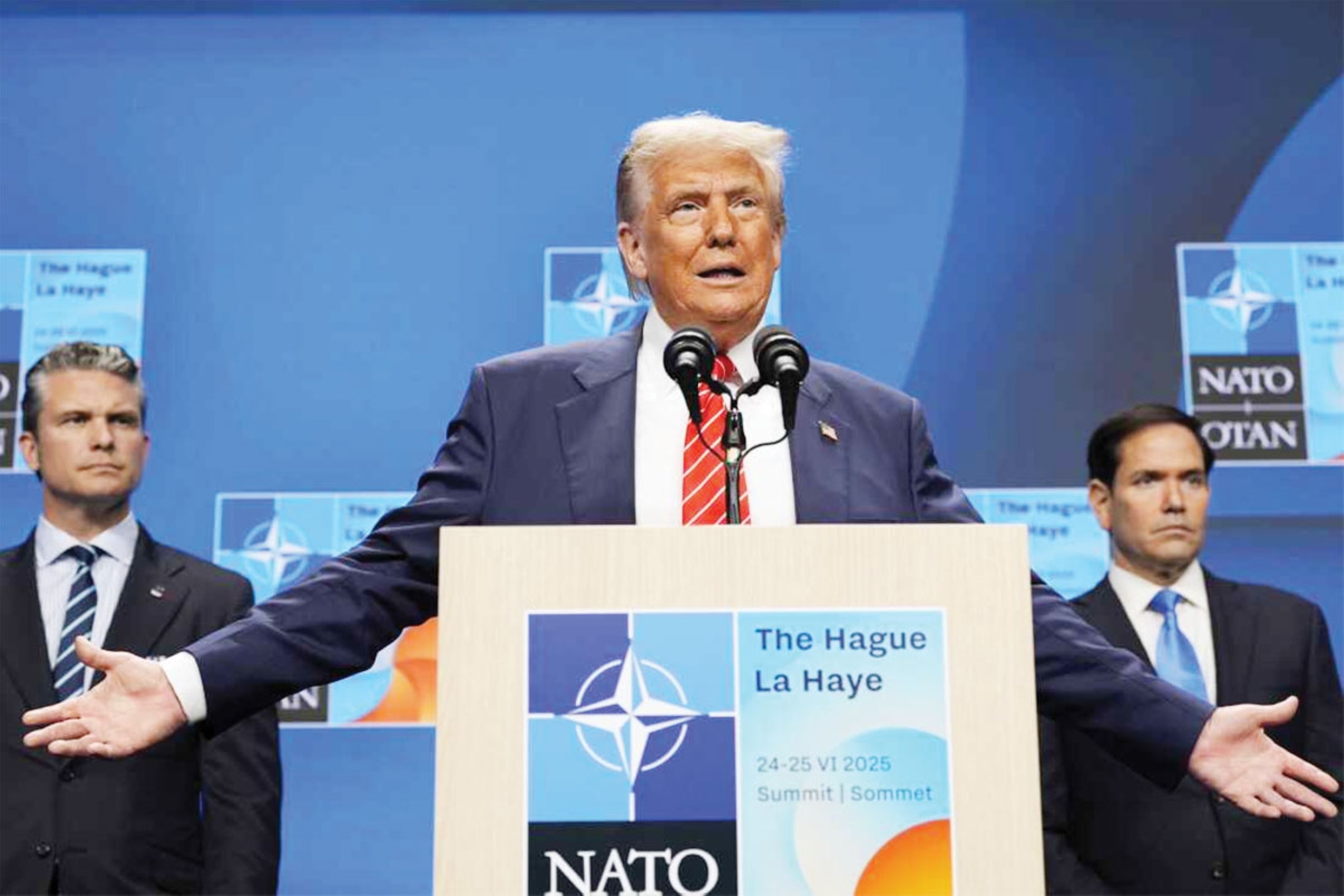 Europe placates Trump with Nato vows