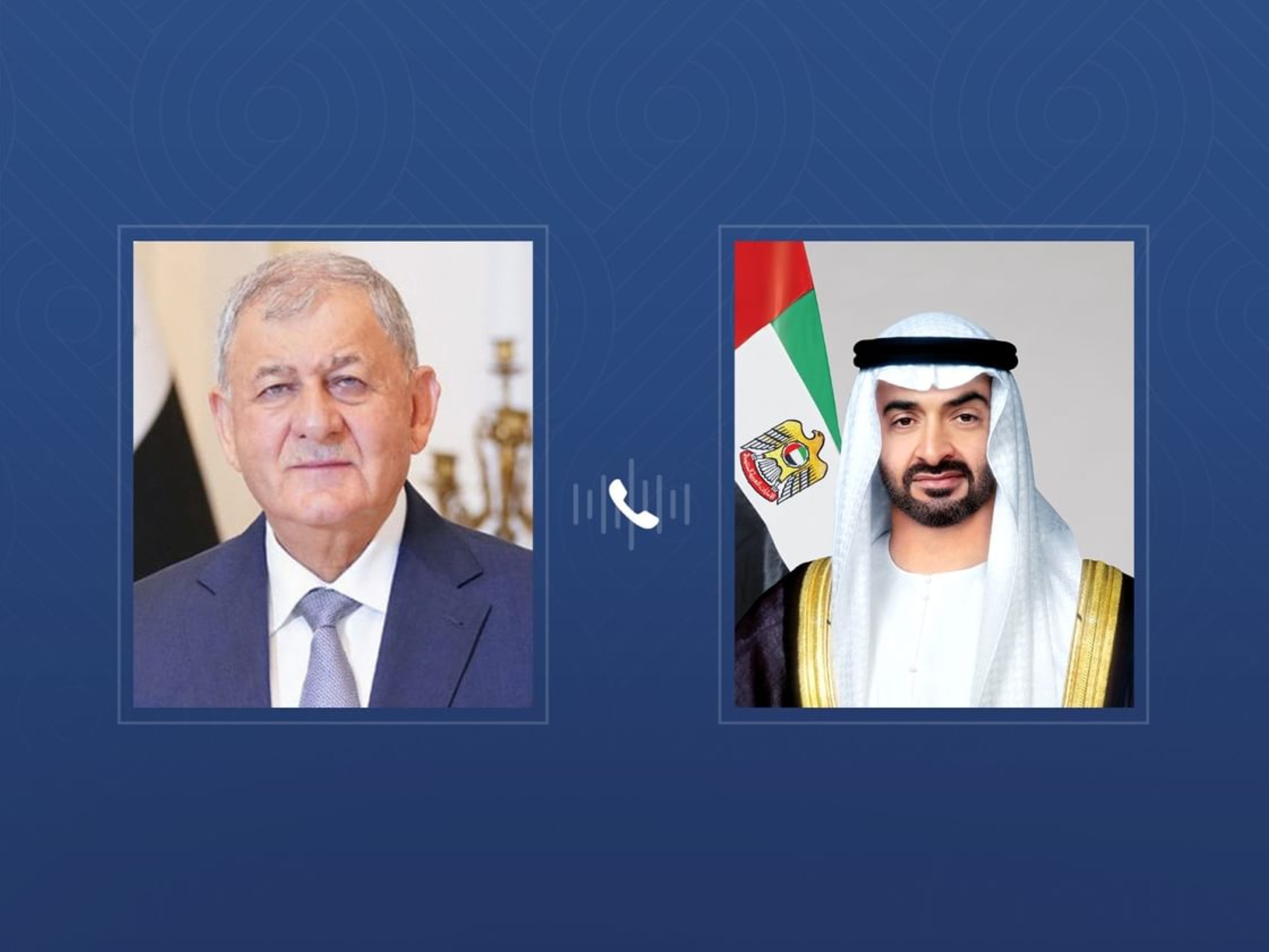 UAE, Iraqi Presidents discuss bilateral relations, regional developments in phone call