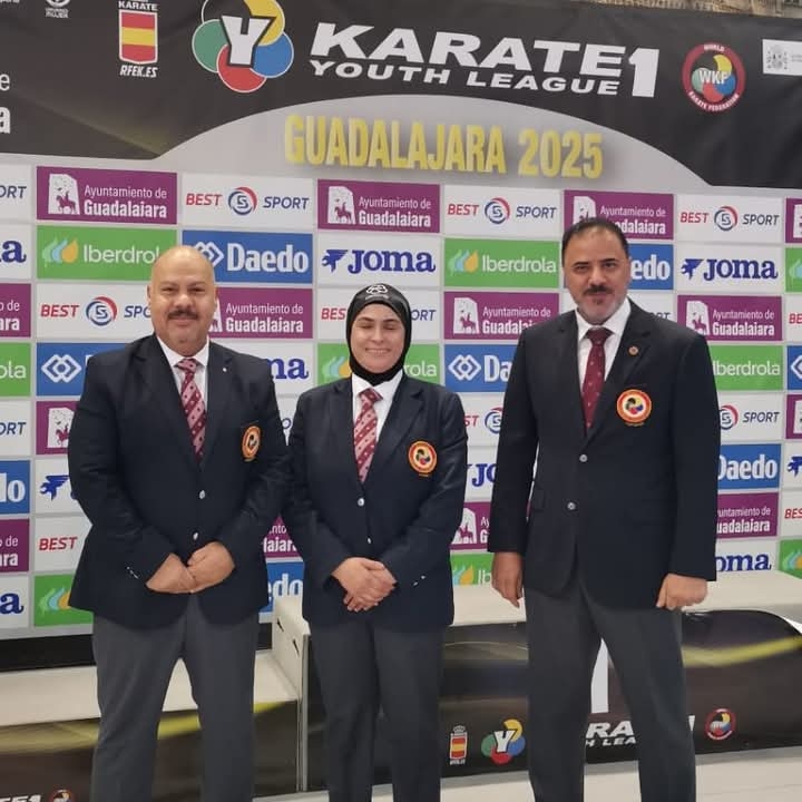 3 حكام أردنيين في الدوري العالمي للشباب والناشئين تحت سن 21 للكراتيه