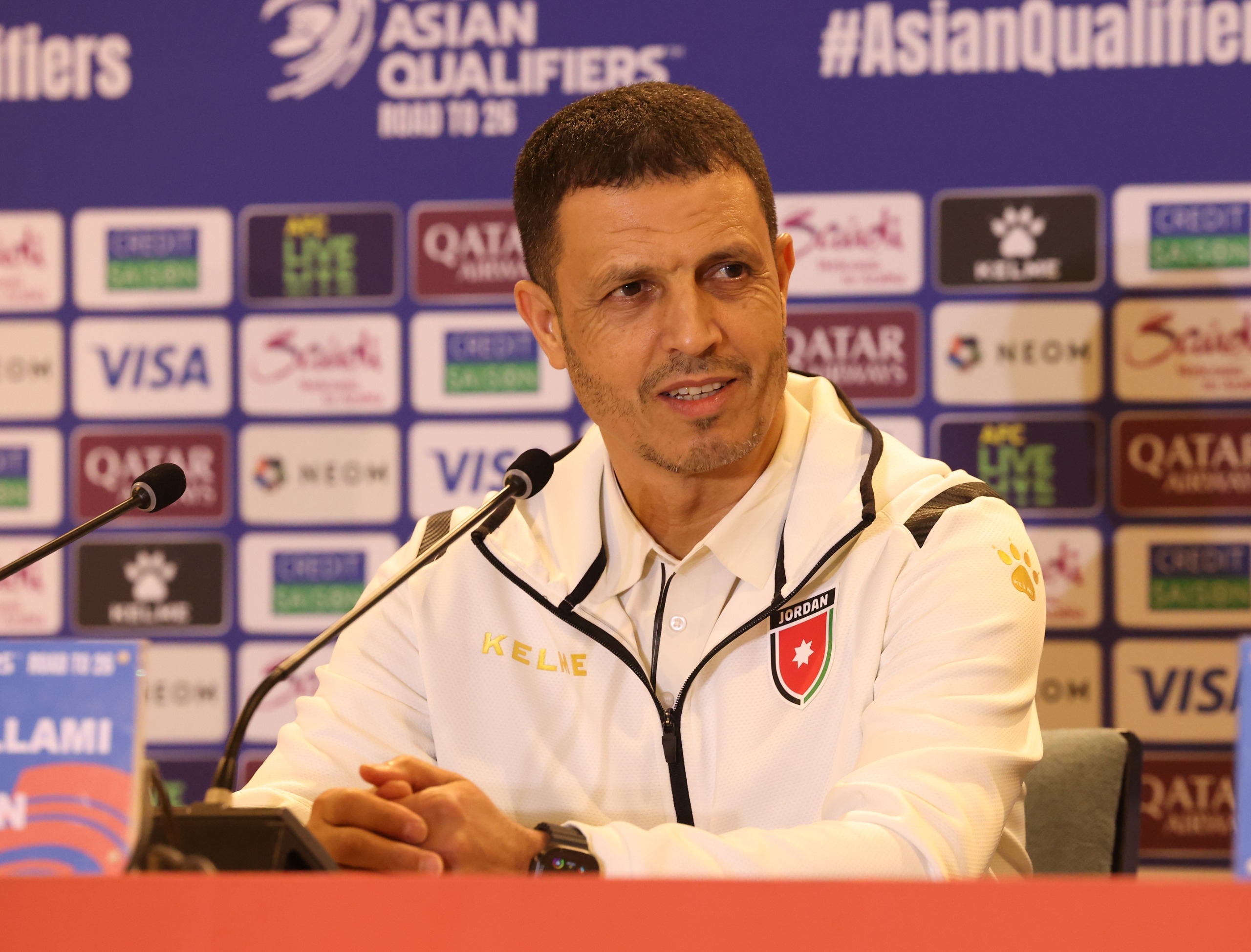 المدير الفني لمنتخب كرة القدم يؤكد جاهزية النشامى لمباراة العراق