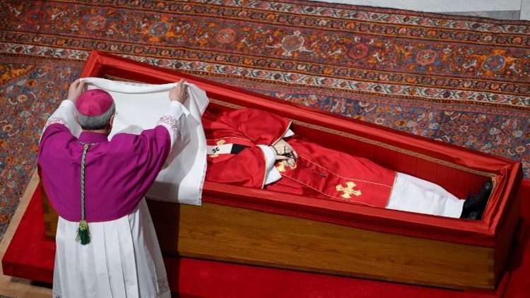 Pope's coffin sealed ahead of funeral on Saturday morning