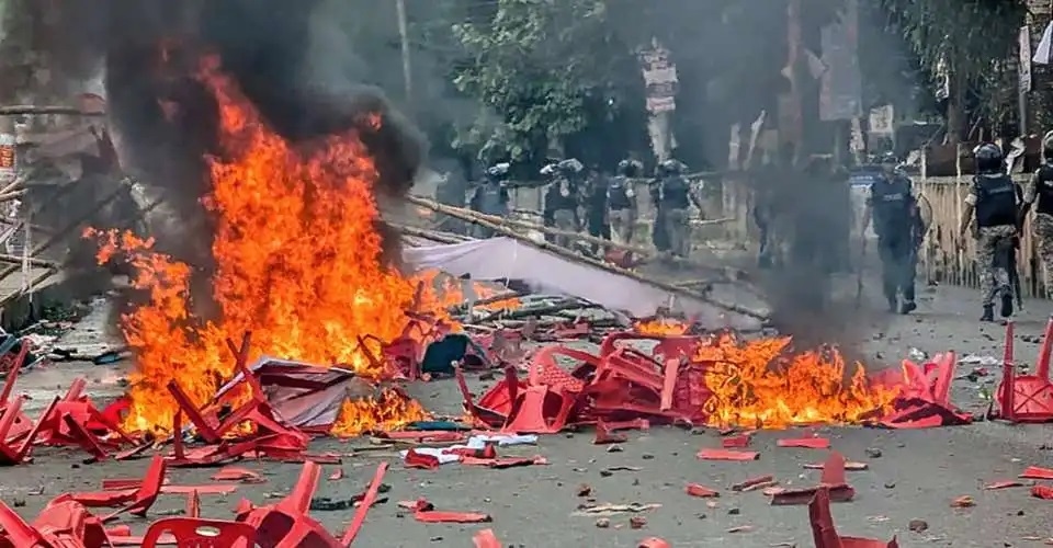 3 killed in Bangladesh after clashes in Hasina's hometown