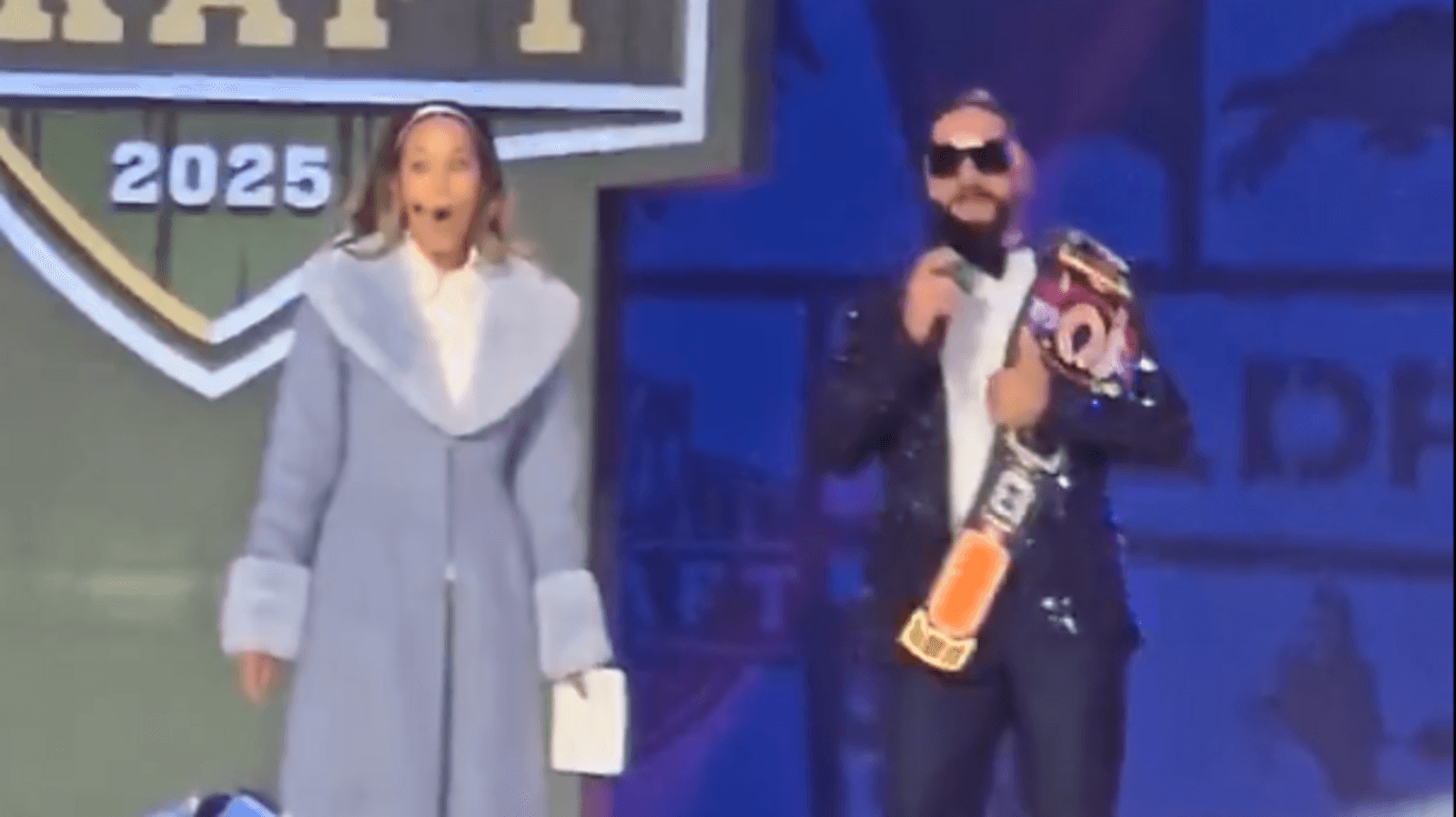 Seth Rollins arrives at NFL Draft with WWE belt, gets heavily booed