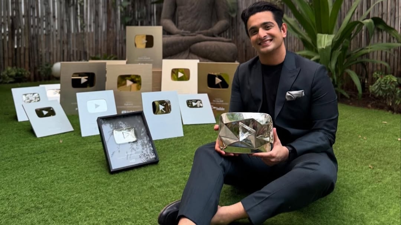 Ranveer Allahbadia unveils YouTube Diamond Play Button after India's Got Latent row: 'A kid from Wadala dreamt...'