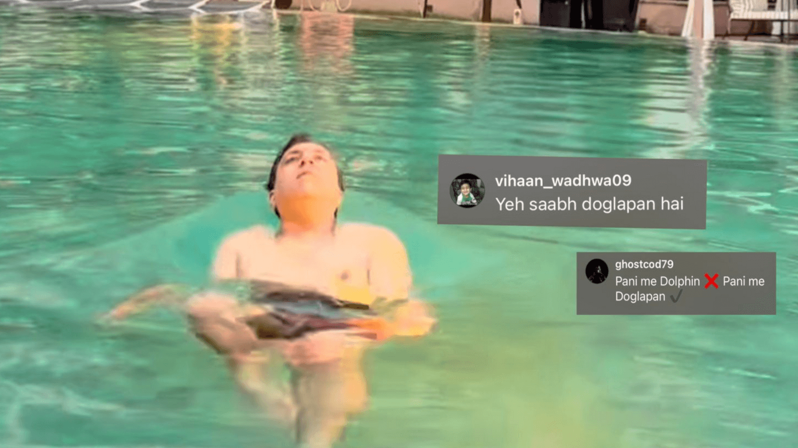 Ashneer Grover goes swimming at DLF Camellias, internet says ‘sab doglapan hai'