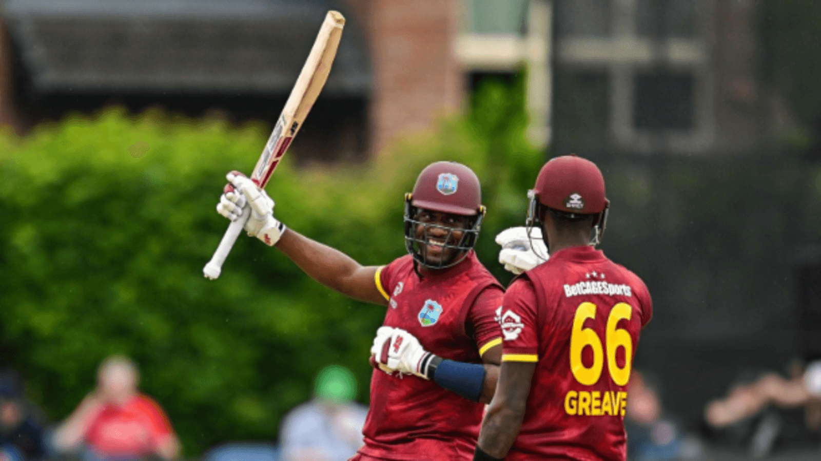 West Indies youngster equals AB de Villiers' world record during 2nd ODI vs Ireland but rain plays spoilsport