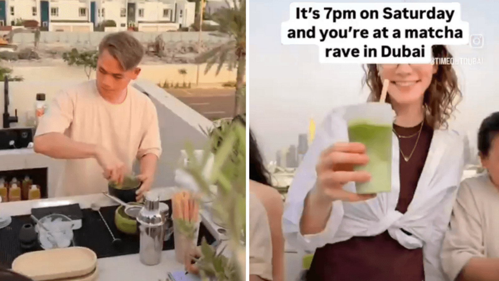 Video of matcha rave in Dubai sparks confusion online: 'I thought this was AI-generated'
