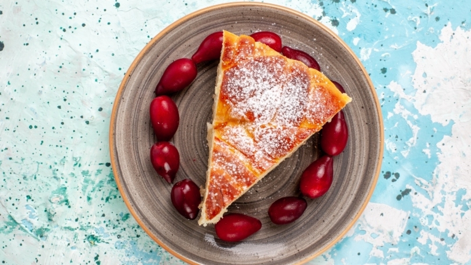 Want to make your ricotta tart better? Add tangy cherries