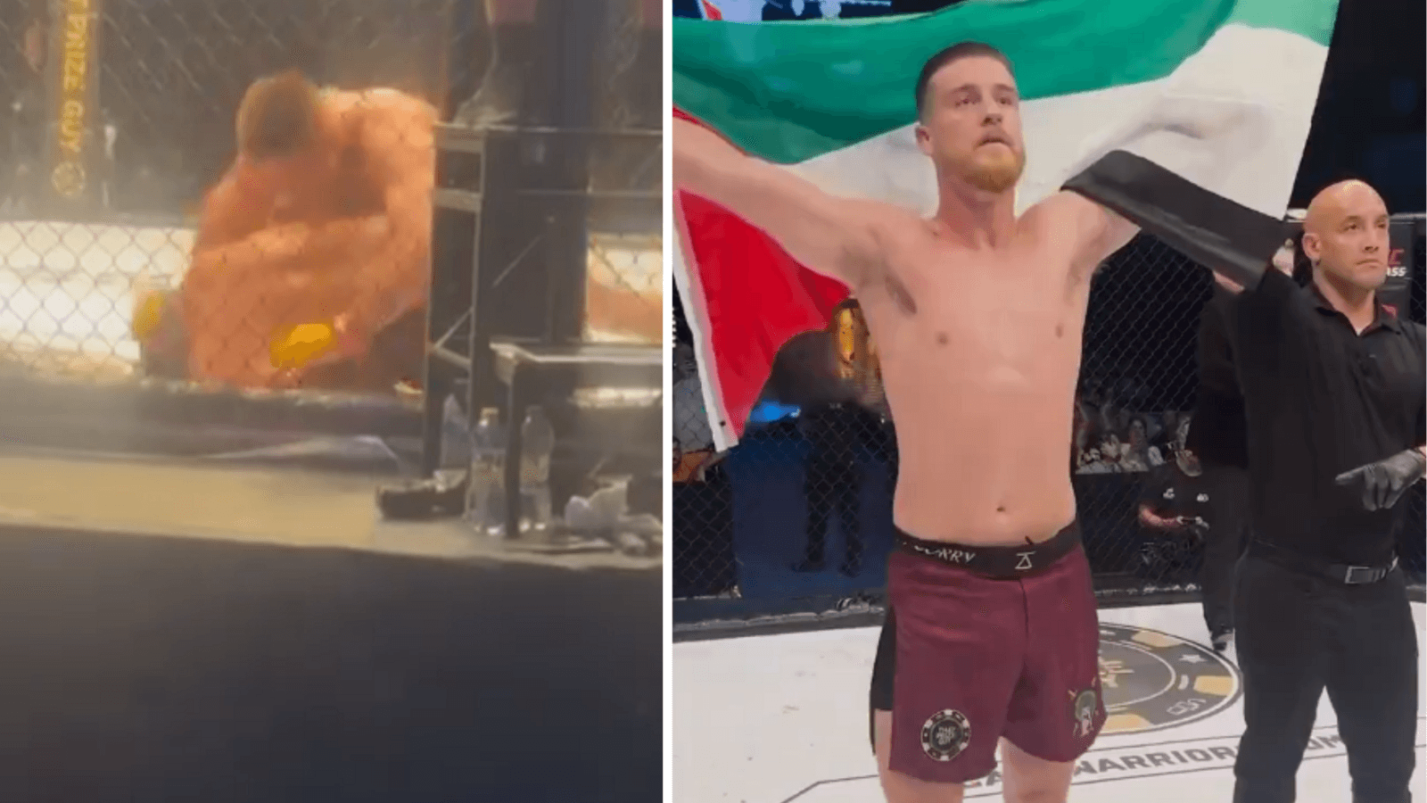 Irish MMA fighter shouts ‘Free Palestine' while beating Israeli opponent in viral video