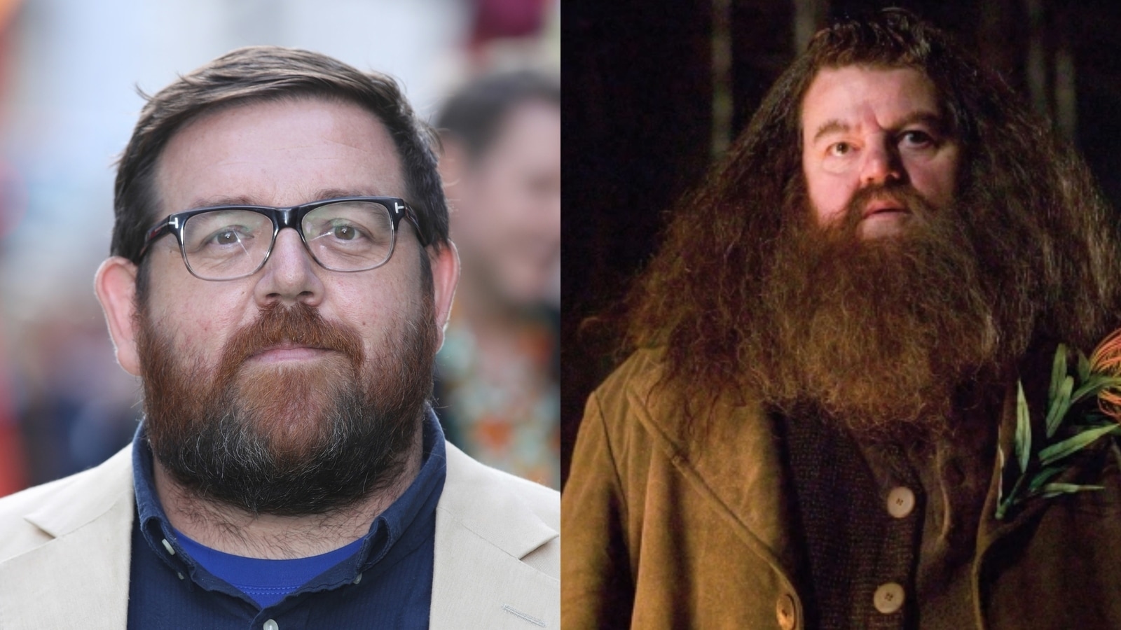 Nick Frost on following Robbie Coltrane as Hagrid in Harry Potter reboot: 'I'm never going to try and be Robbie'