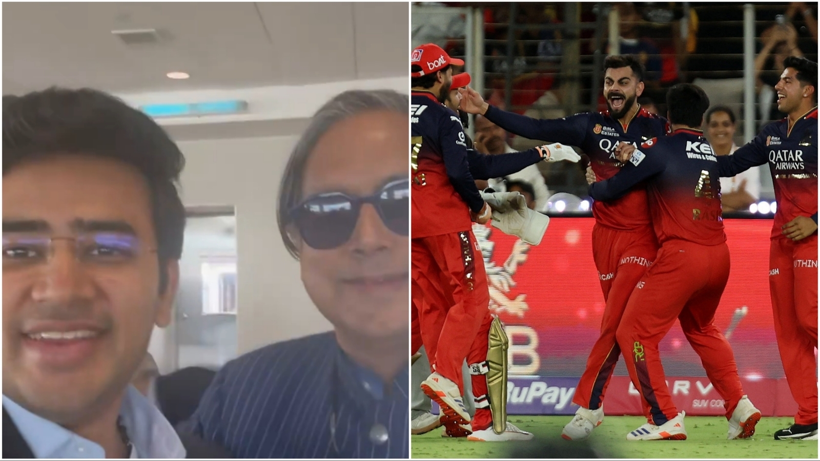 ‘First thing I did upon landing…': How Shashi Tharoor, other politicians reacted to RCB's maiden IPL victory
