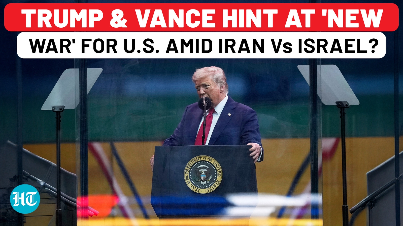Trump & Vance drop hint of US Army's 'New War' amid Iran vs Israel? Full speech