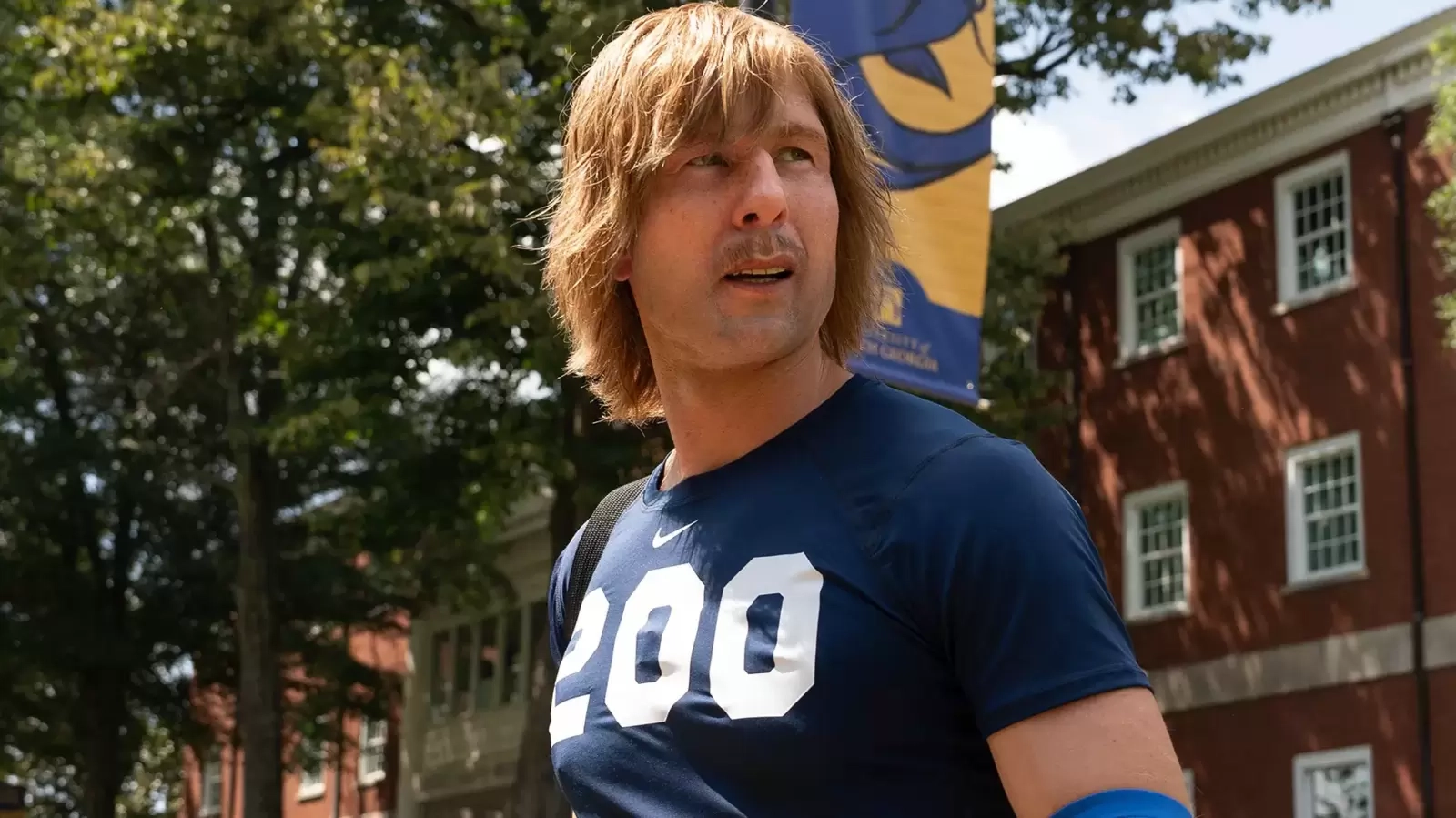 Glen Powell takes a page out of Hannah Montana's book in new teaser for football-comedy Chad Powers; take a look