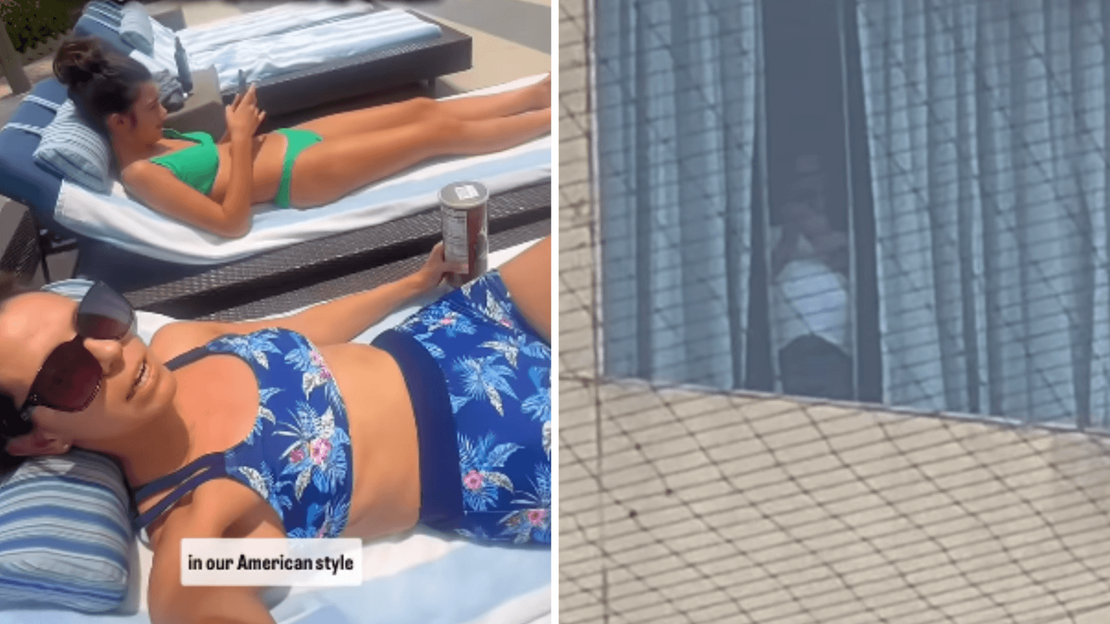 'Someone is filming us': Disturbing video shows man recording tourists in bikinis at Delhi hotel