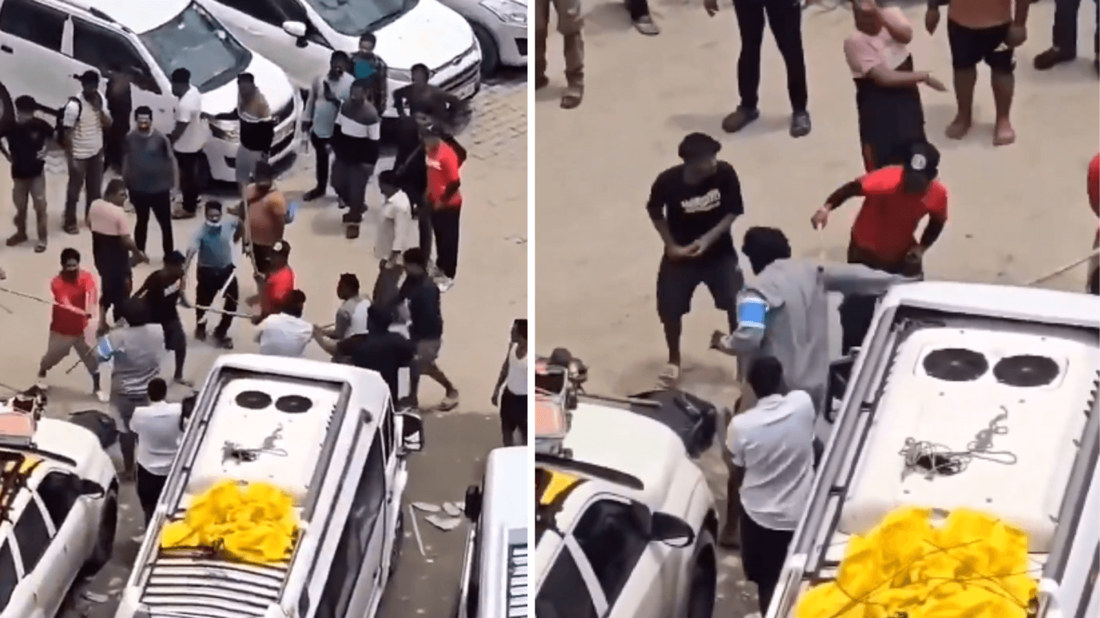 Viral video shows violent clash on Kedarnath Yatra route, men attack each other with sticks