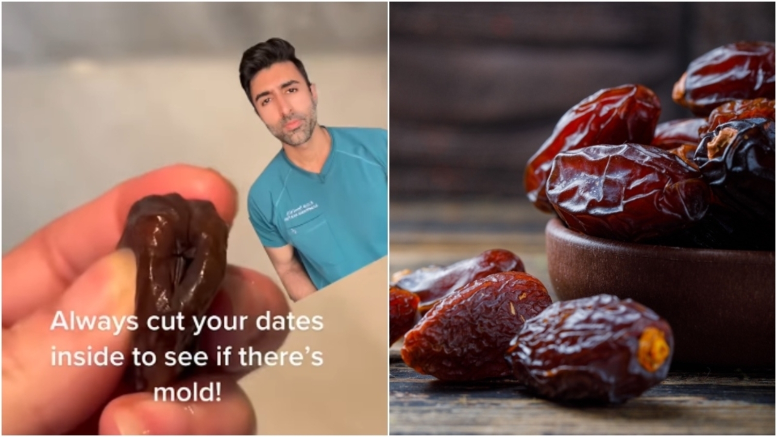 Doctor warns ‘always check your dates' before eating as he reacts to video showing mould: Here's why