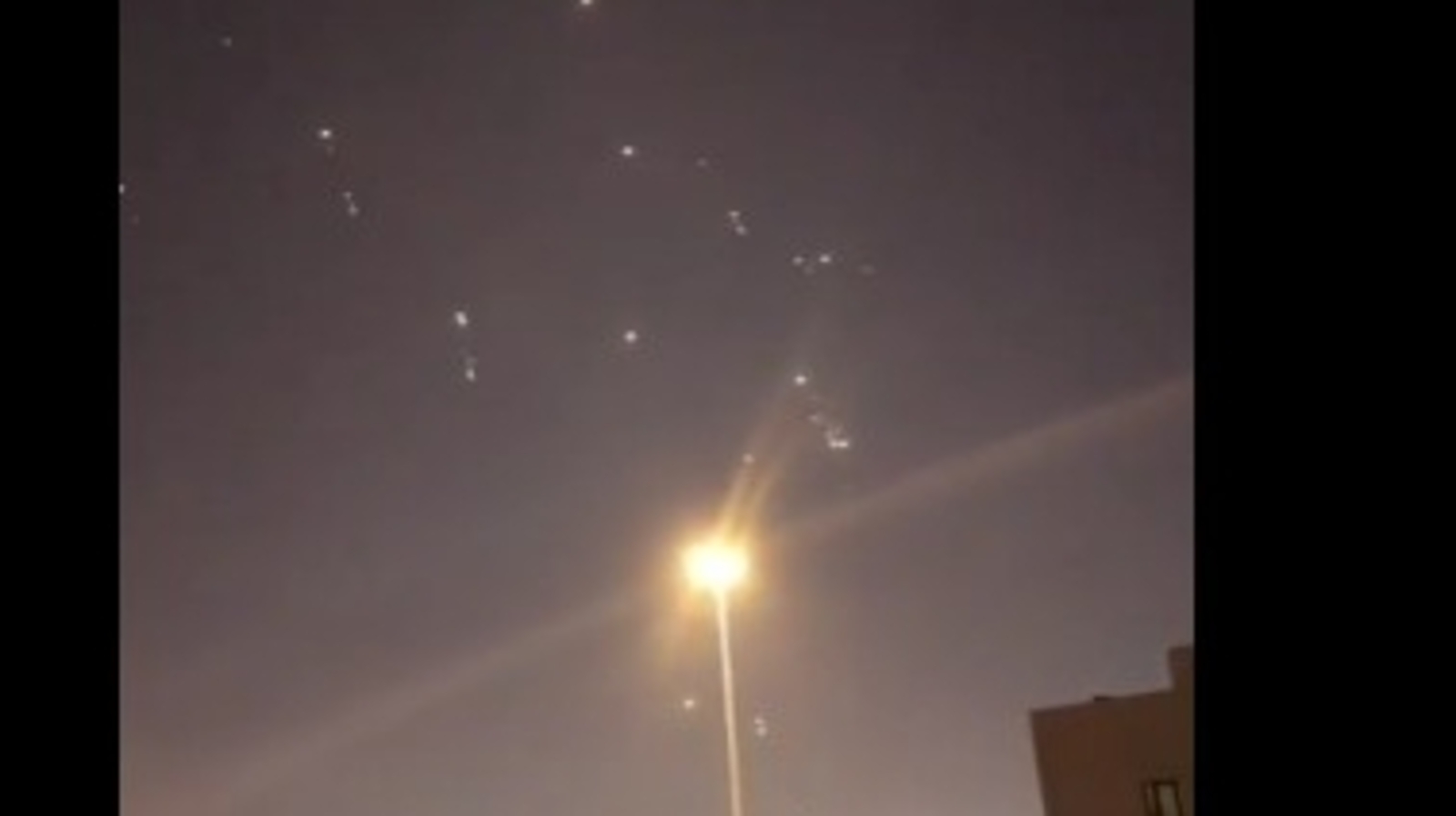 Watch: Iran's missile attack on US base in Qatar caught on camera