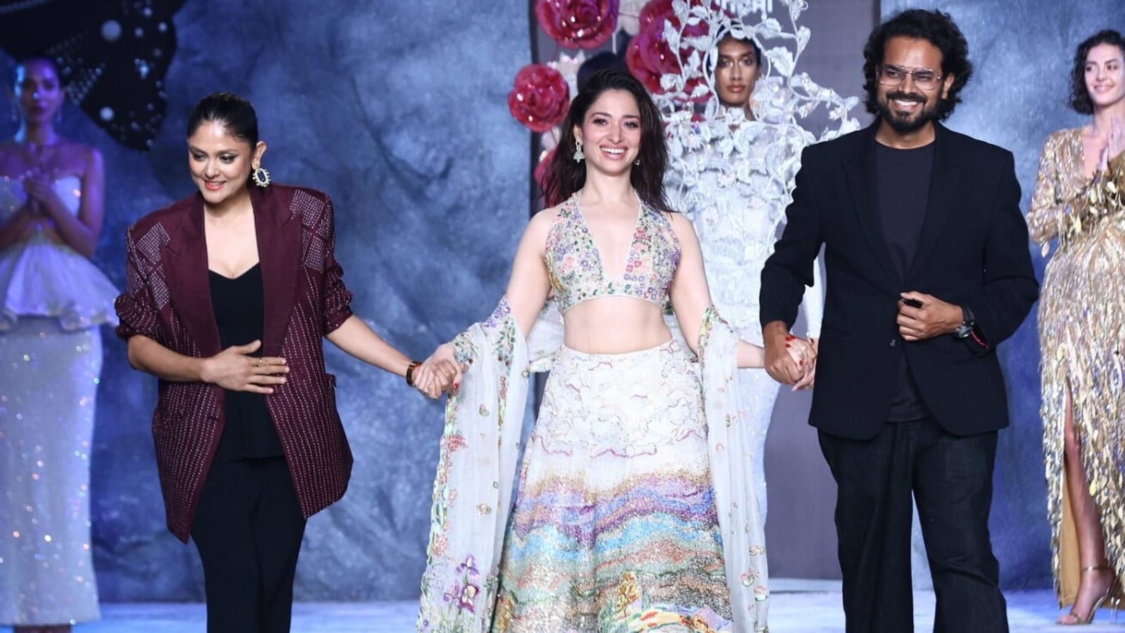 Tamannaah Bhatia walks the runway twice at the opening show of India Couture Week 2025! Take a look
