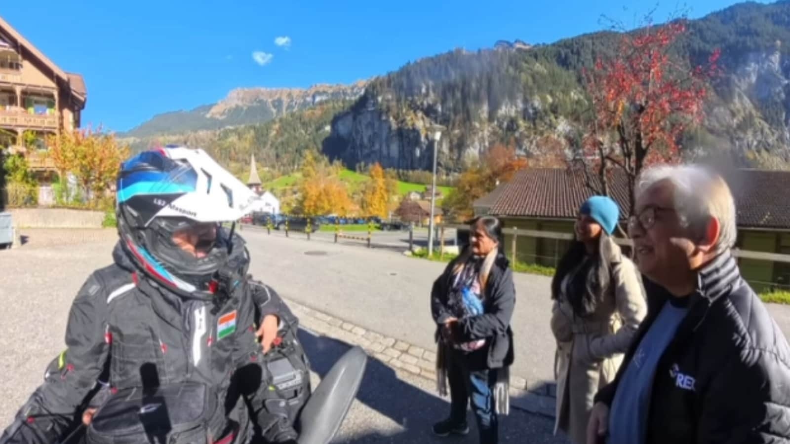 ‘Humara aashirwad hai': Indian family's sweet encounter with biker couple in Switzerland melts millions of hearts