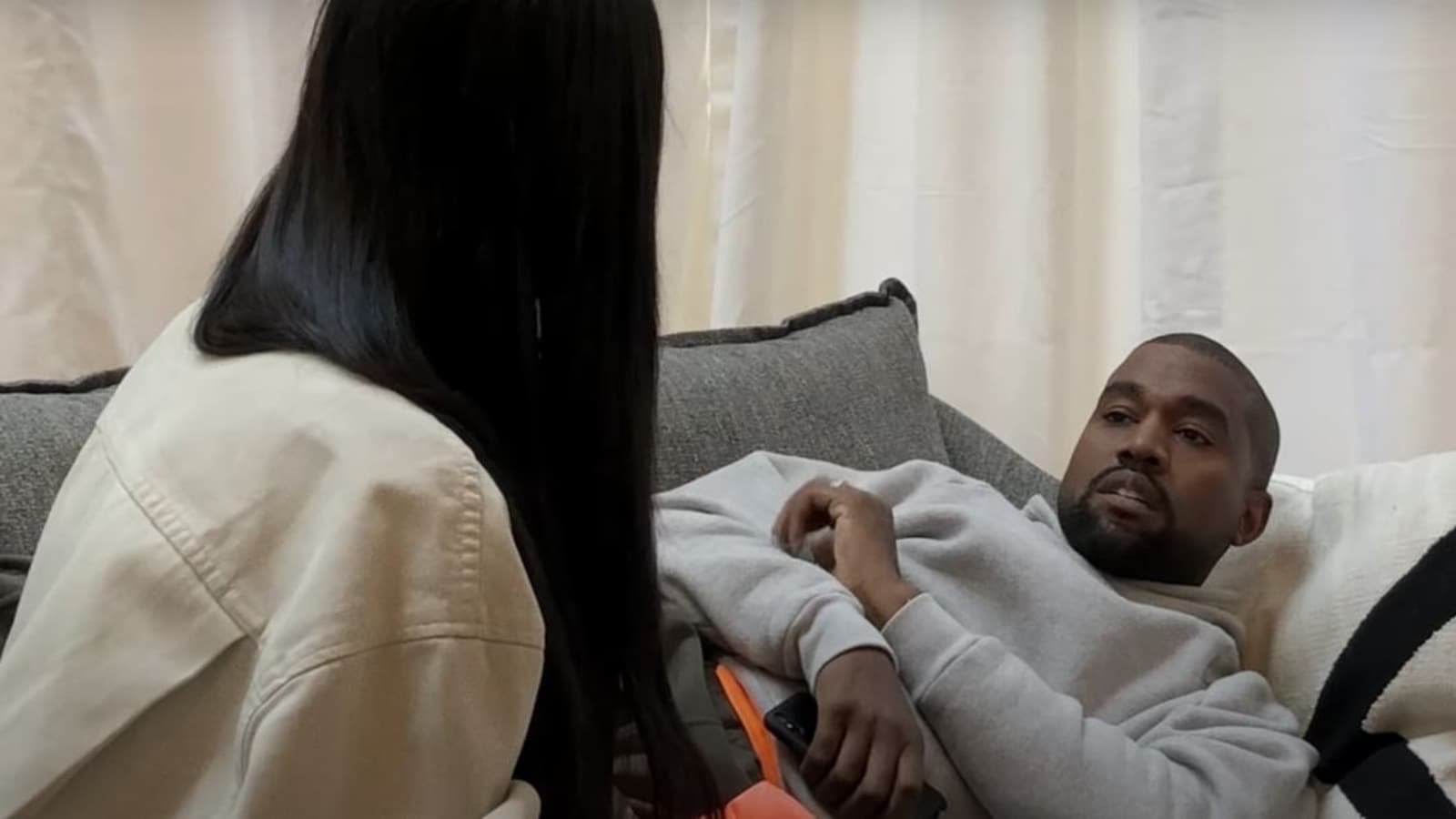 Kim Kardashian breaks down as she tells Kanye West his 'personality was not like this few years ago' in new documentary