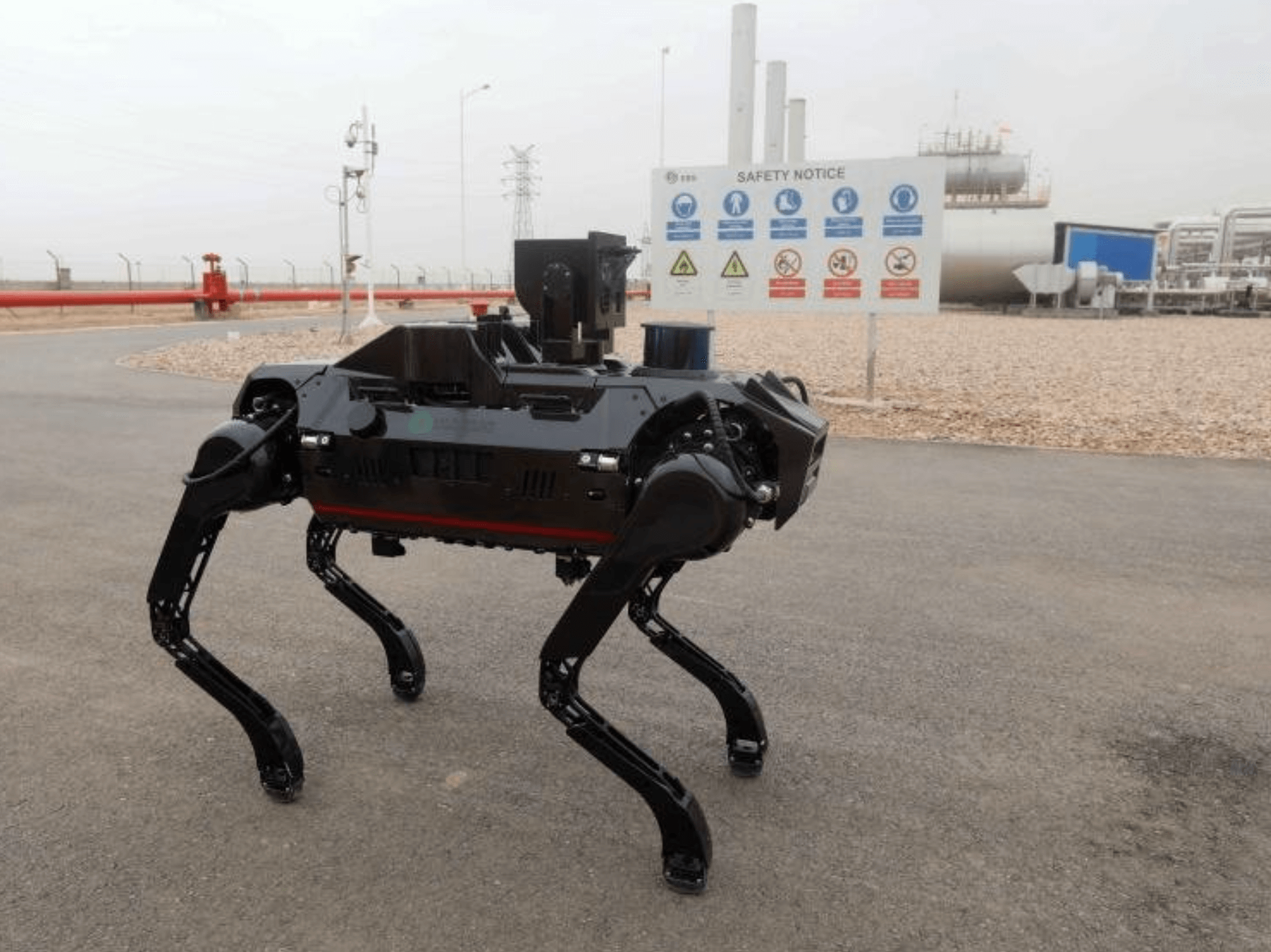 China's high-tech robot dog boosts East Baghdad oilfield operations
