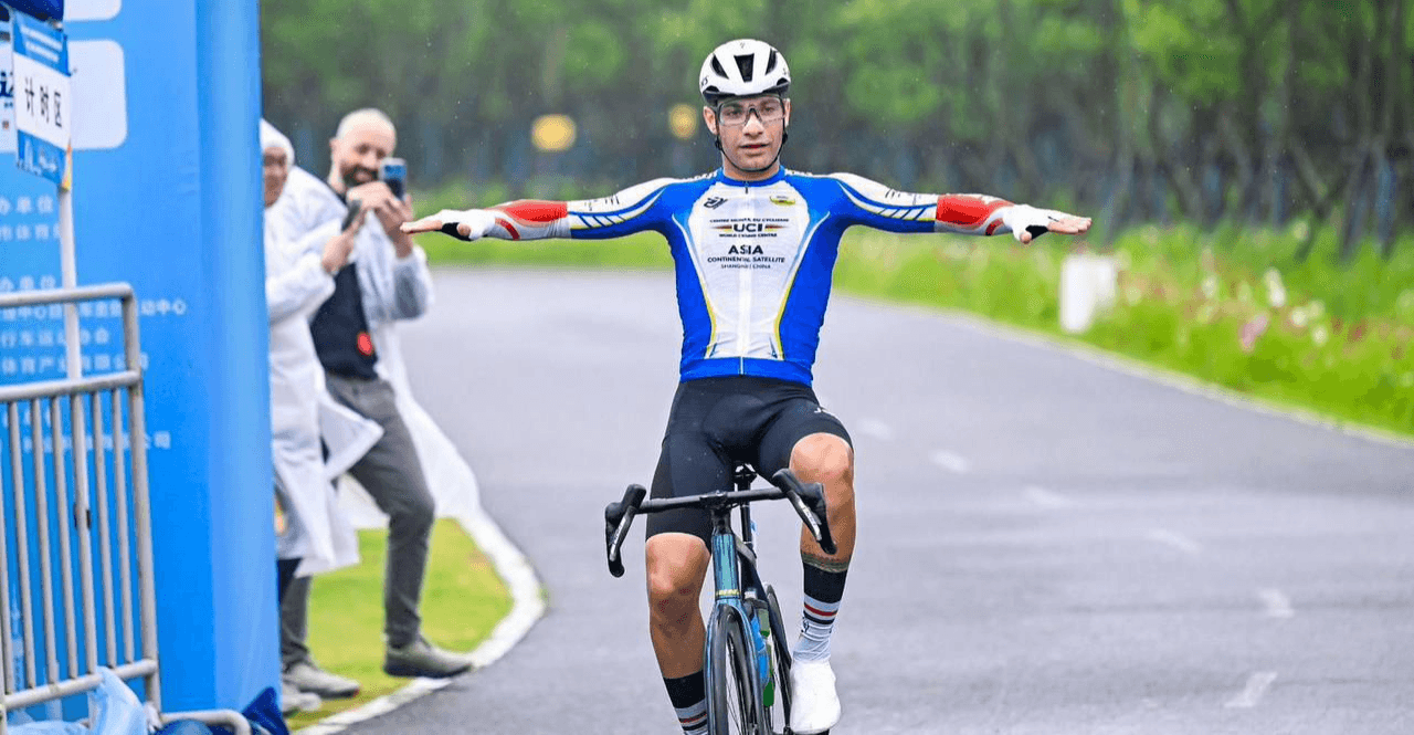 Iraqi Olympic cyclist Wahbi Suleiman wins Shanghai Championship