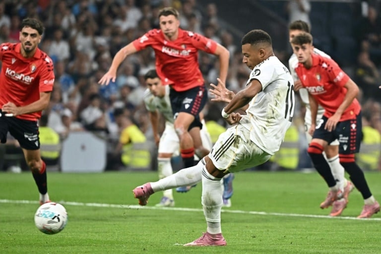 Real Madrid scrape past Osasuna in La Liga opener