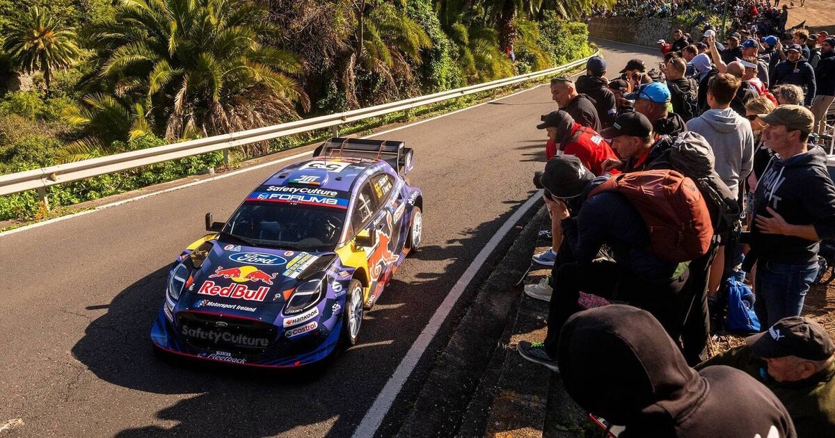 McErlean and Treacy struggle with oversteer on opening day at Rally Islas Canarias