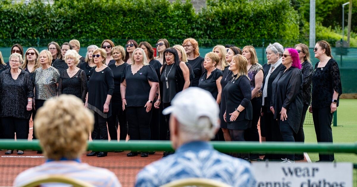 Watch: Choral festival at Sunday's Well Tennis Club